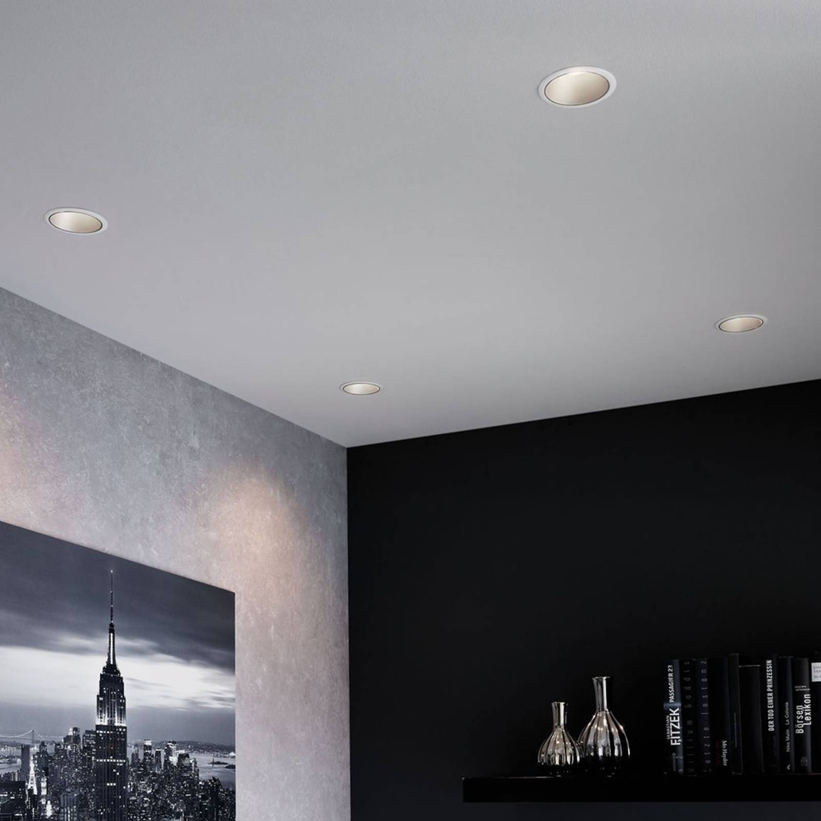 Paulmann Cole spotlight GU10, wit/zilver - Lampen24