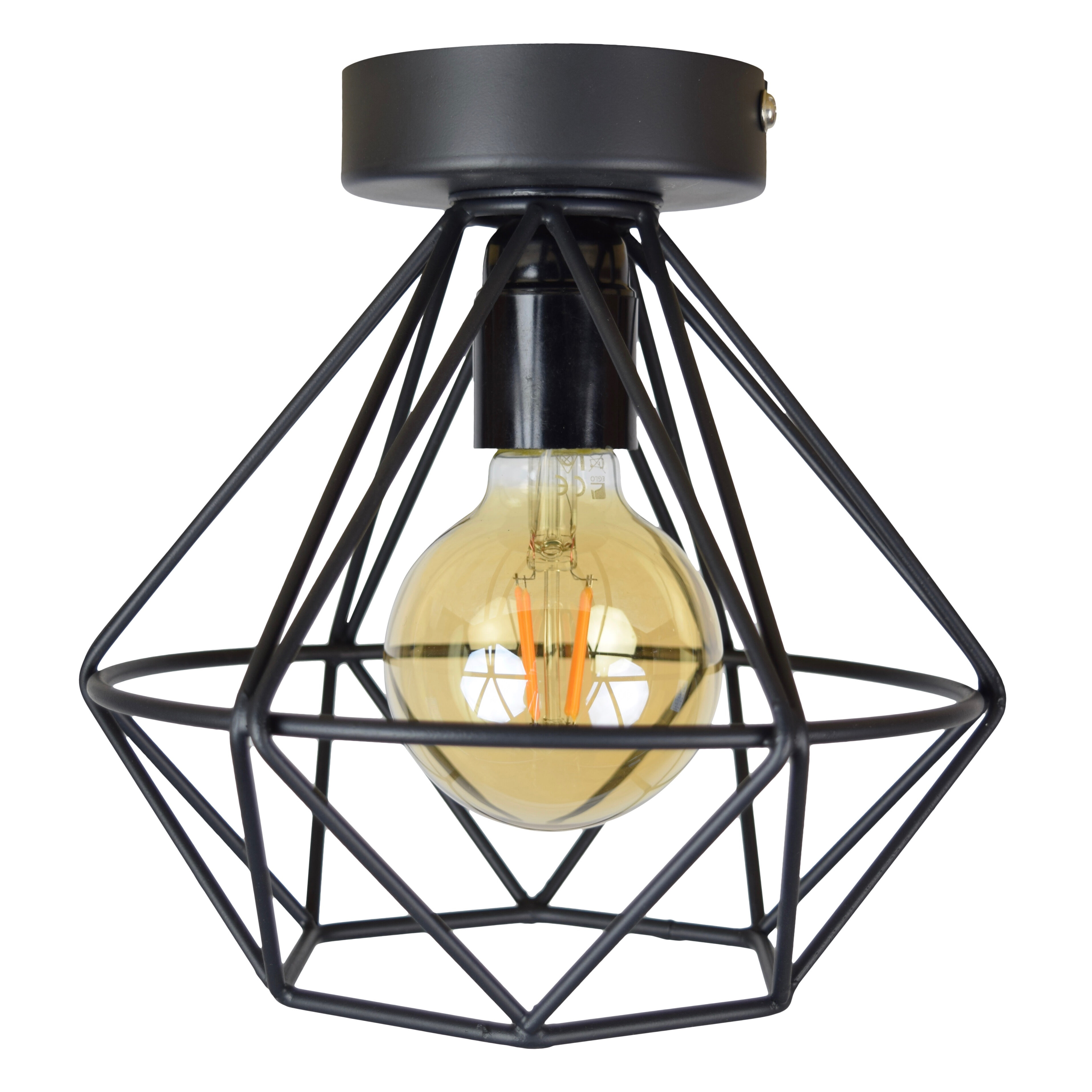 Urban Interiors plafondlamp Wire Ø22cm - Vintage Black