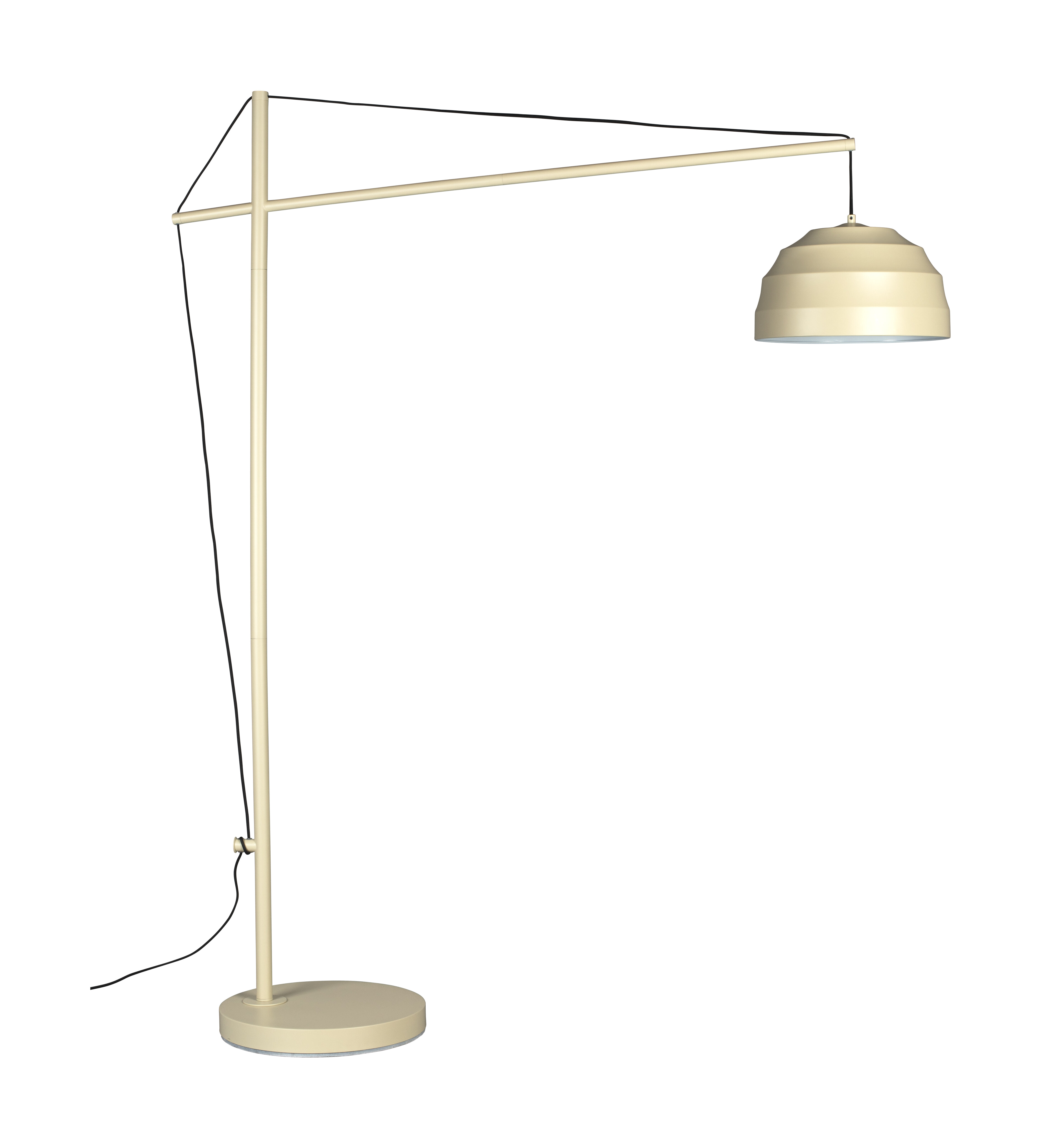 Dutchbone Vloerlamp Liwa 210cm hoog - Beige