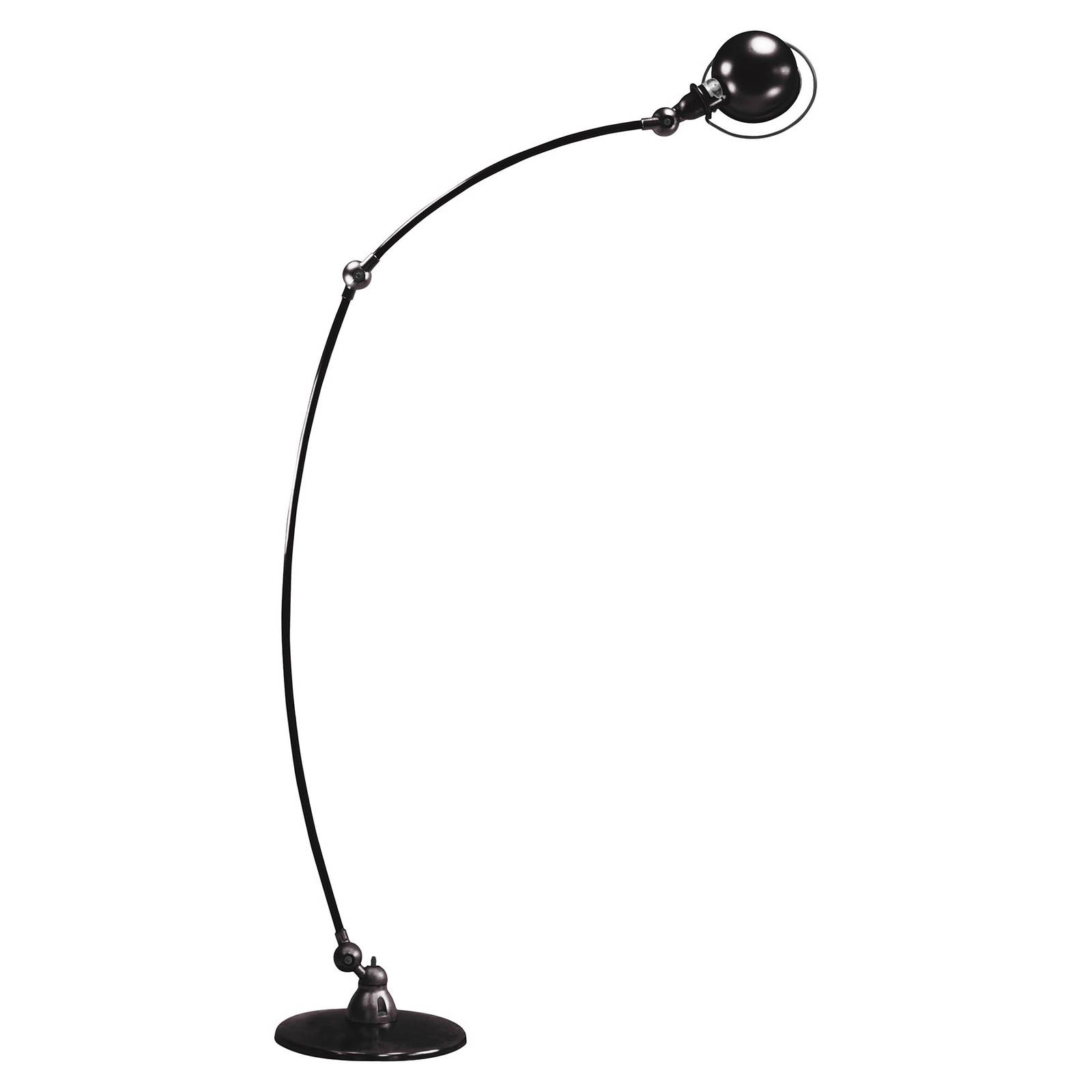 Jieldé Loft C1260 boogvloerlamp, zwart - Lampen24