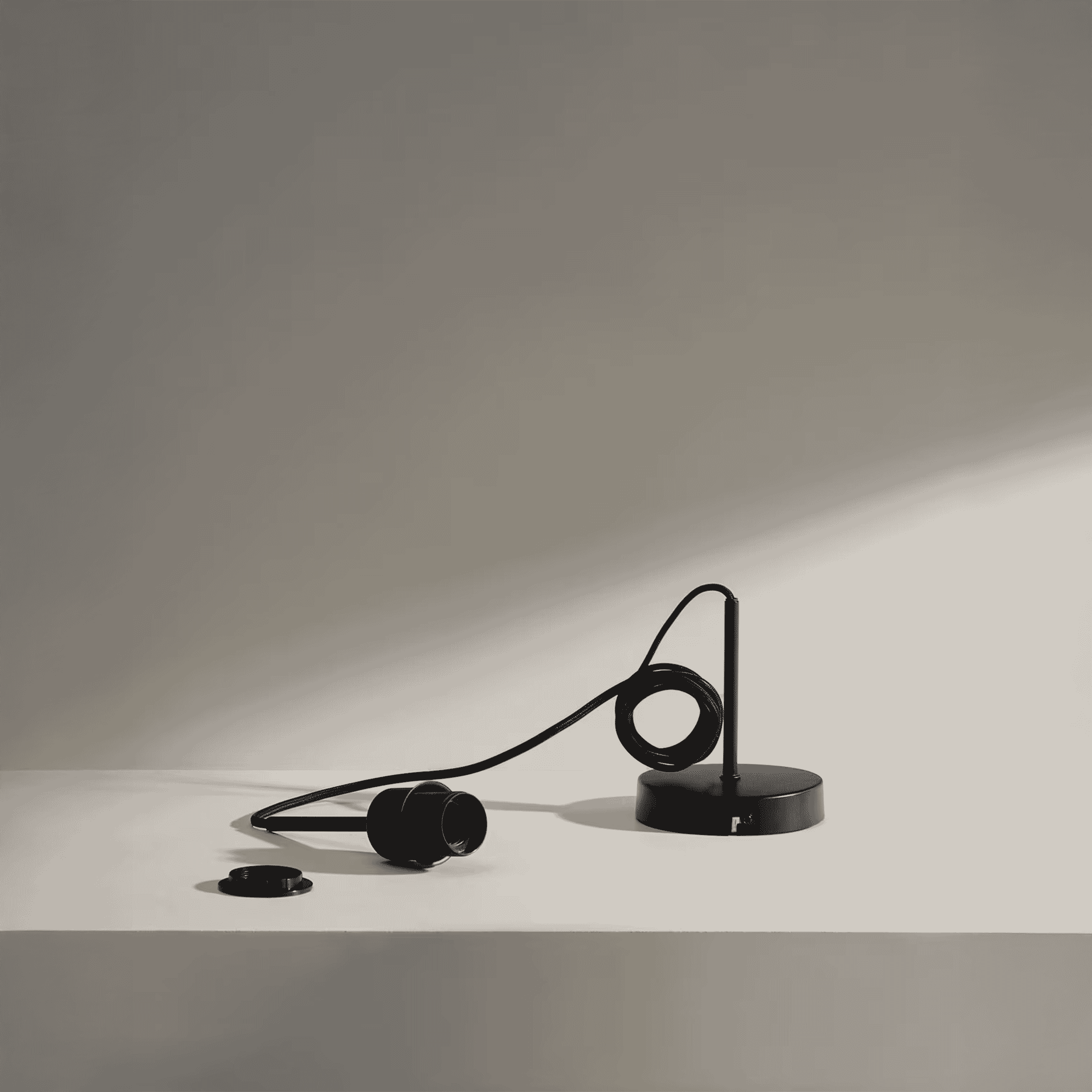 Kave Home Hanglampfitting Fulvia - Zwart