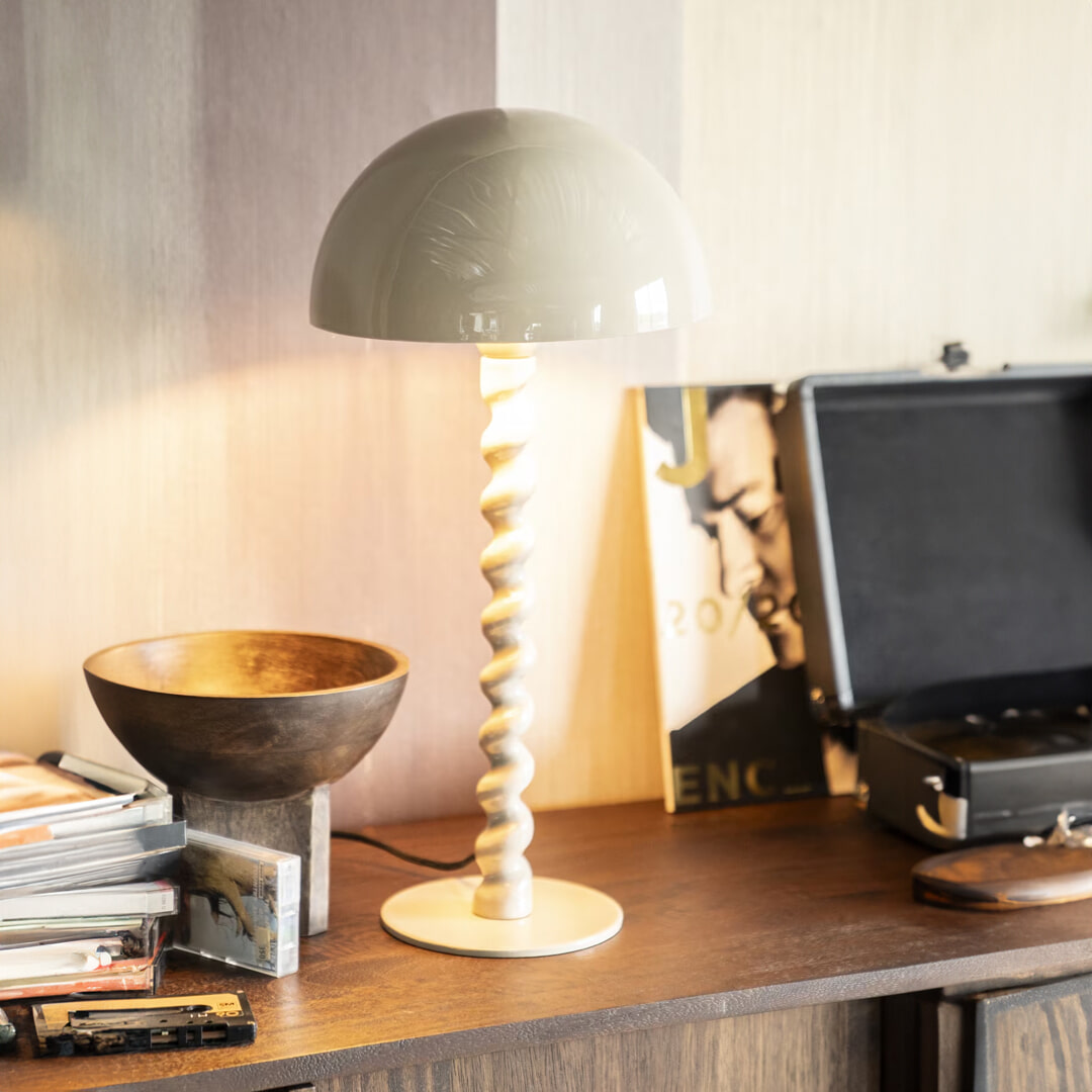 By-Boo Tafellamp Luox 50cm hoog - Beige