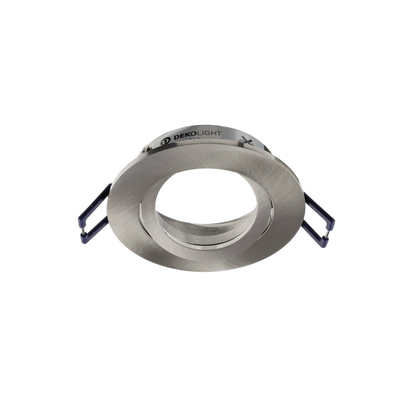 Deko-Light Samsola plafond inbouwlamp, geborsteld zilver, Ø 8 cm metaal – Lampen24