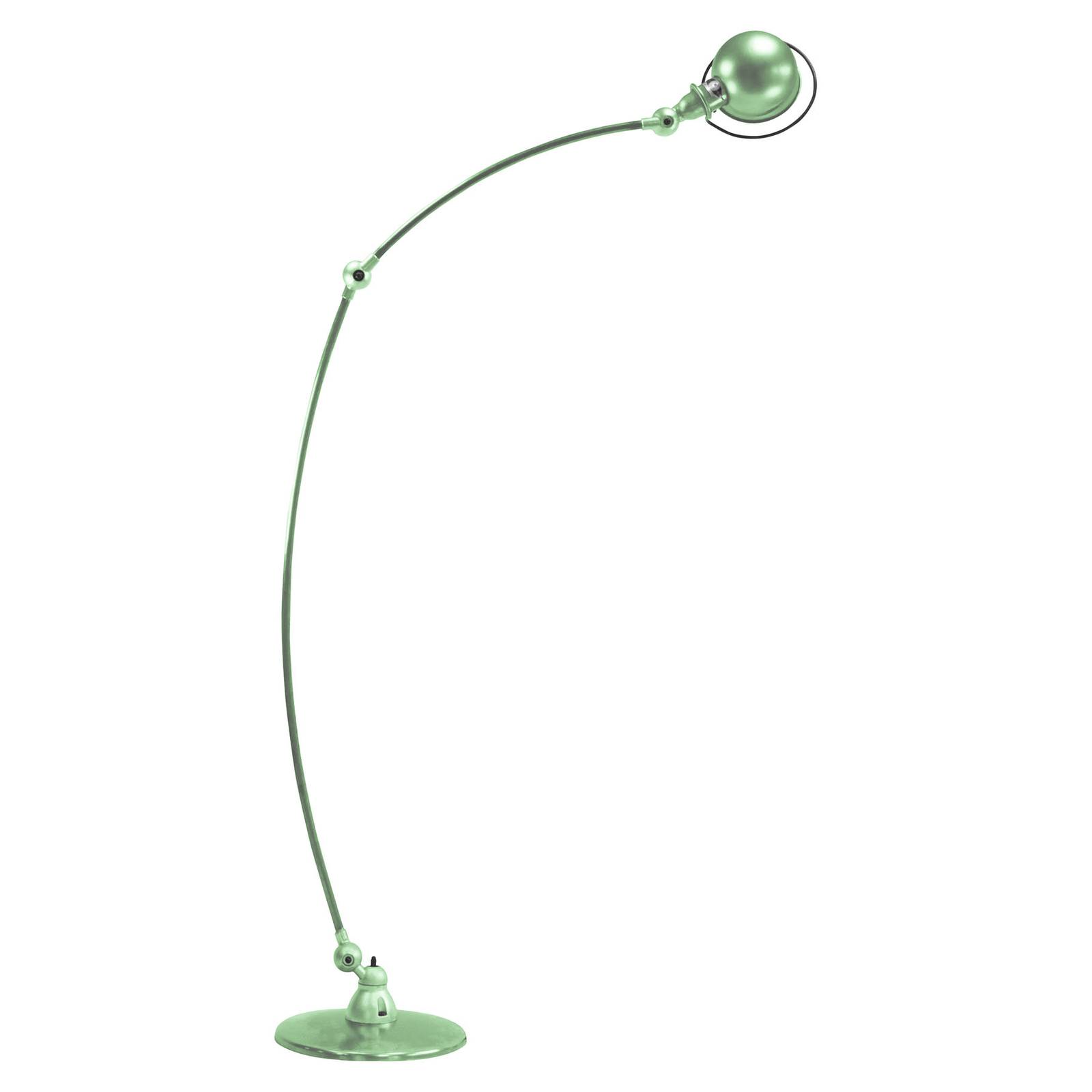 Jieldé Loft C1260 boogvloerlamp, mintgroen - Lampen24