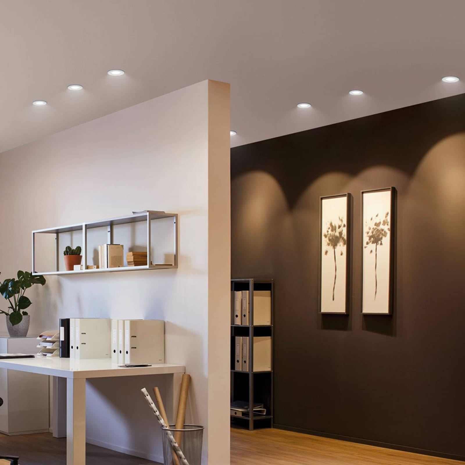 Paulmann Nova inbouwspot IP65 rond zwenkbaar wit – Lampen24