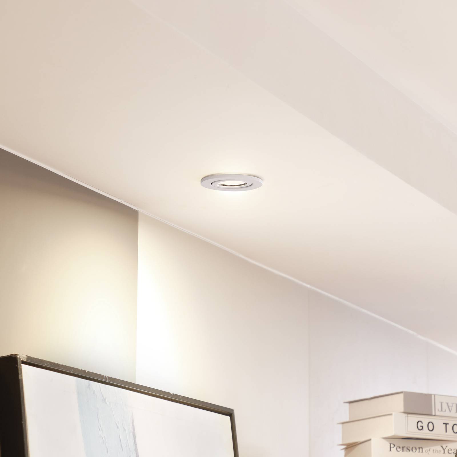 Arcchio LED downlight Eliar rond wit CCT zwenkbaar - Lampen24