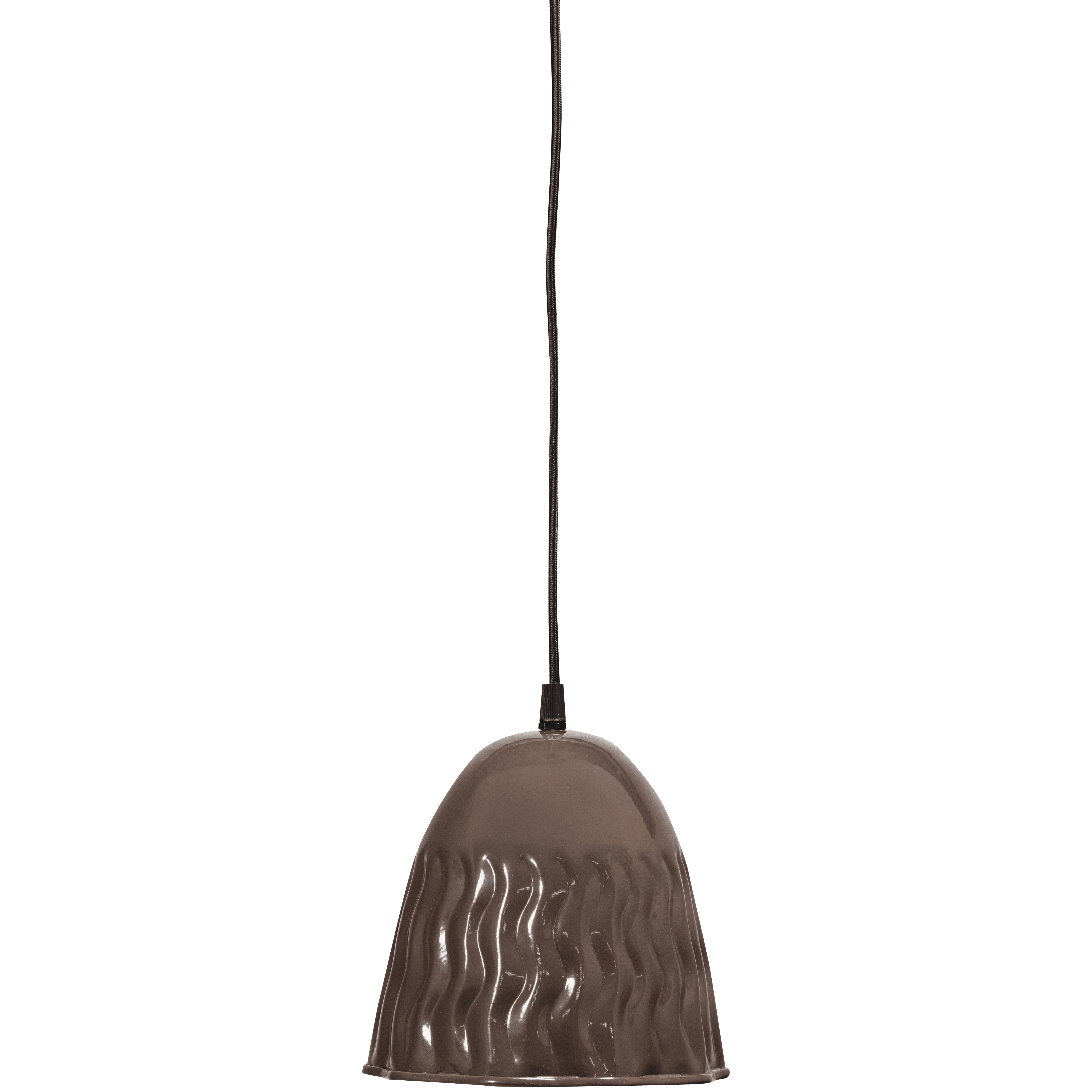 WOOOD Hanglamp Arleso Metaal - Donkerbruin