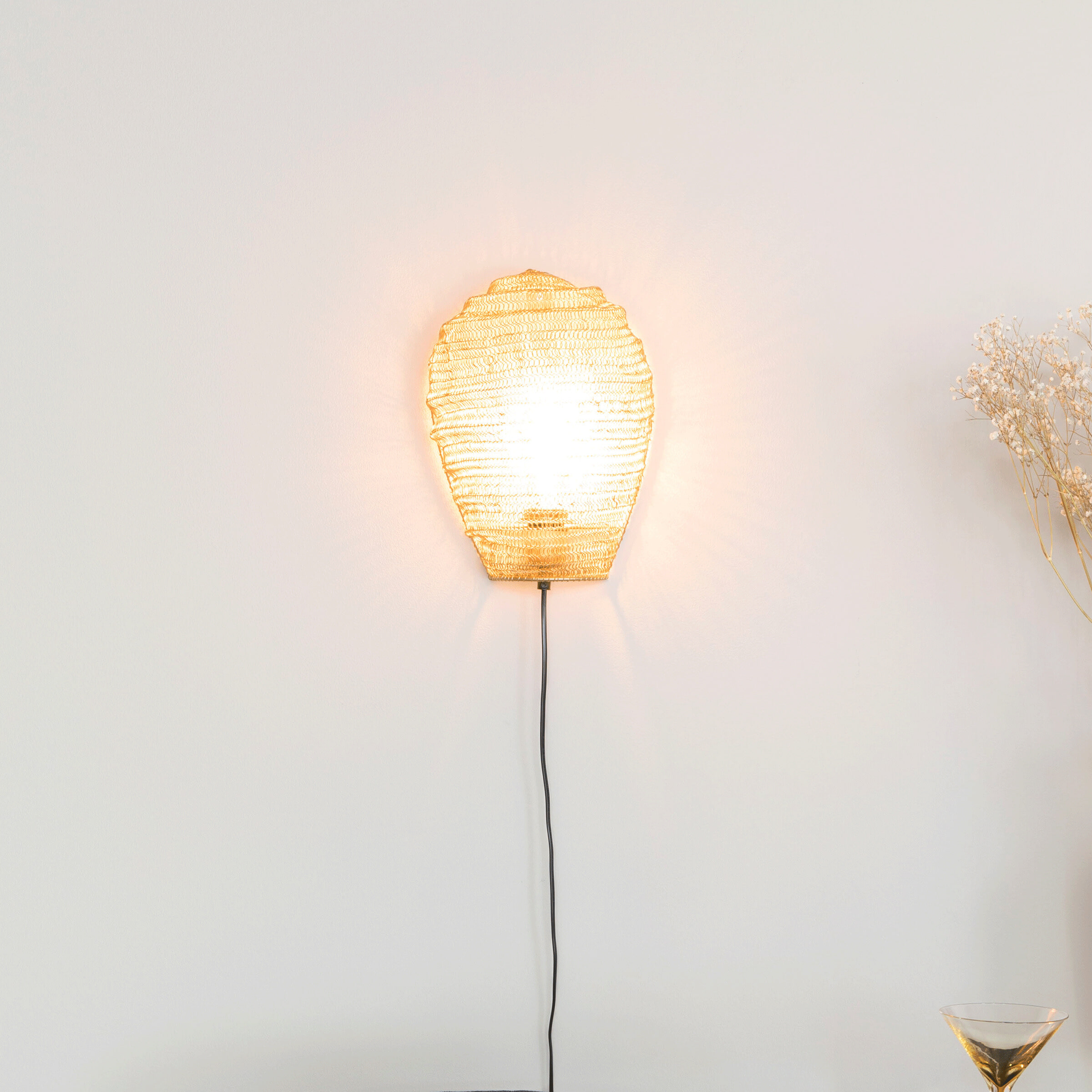 ZILT Wandlamp Linse - Goud