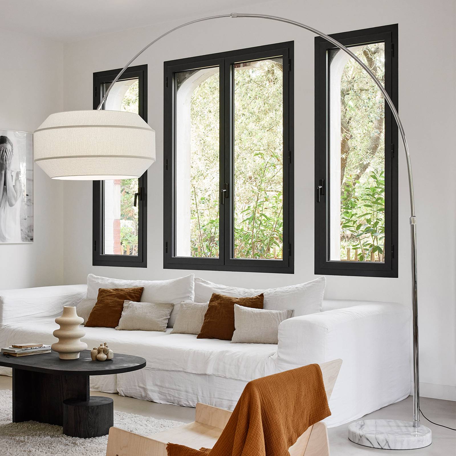 MARKET SET Cosiness booglamp vloerlamp Ø 68 cm – Lampen24