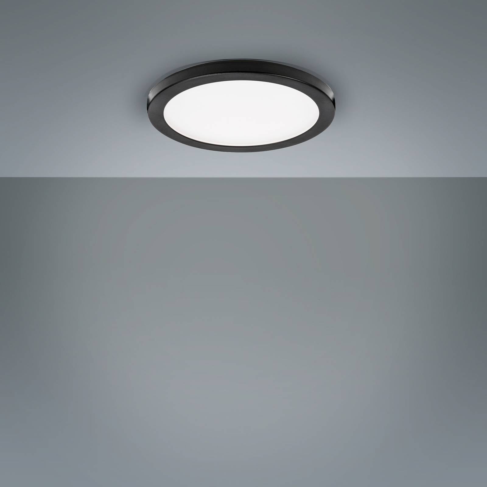 LIGHTME LED inbouwlamp Aqua Plano IP44 zwart – Lampen24