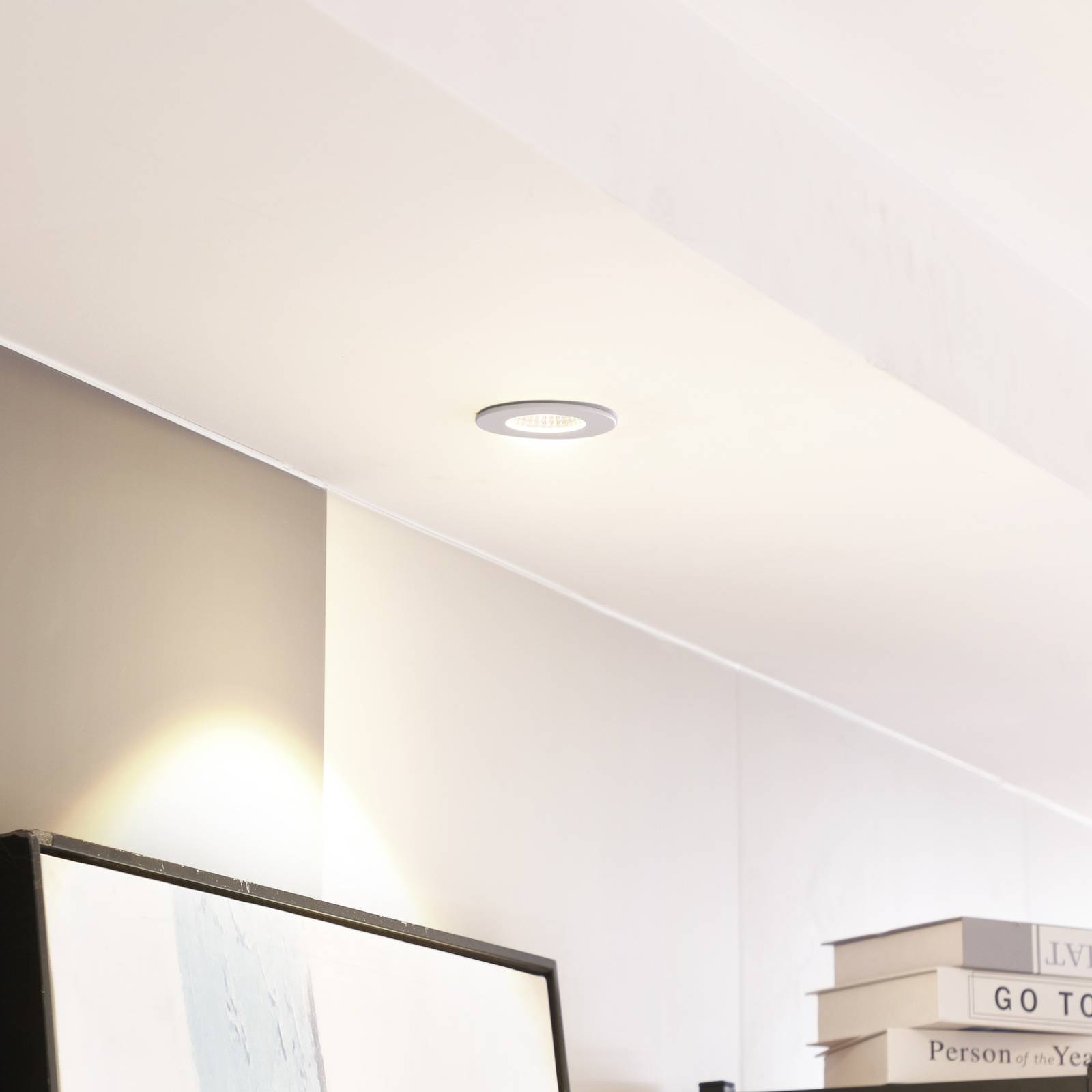 Arcchio LED downlight Lirin, wit, 2.700K – Lampen24