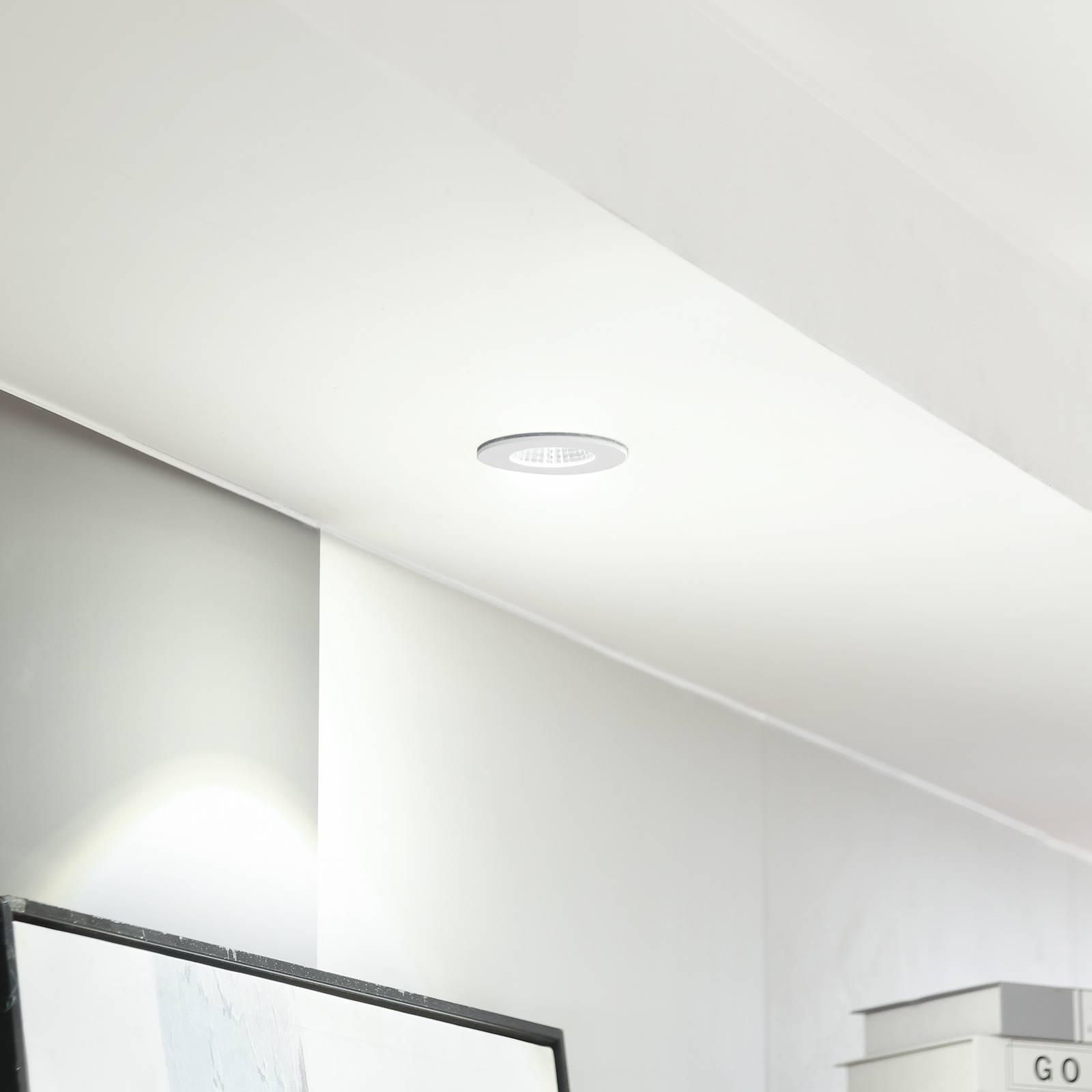 Arcchio LED downlight Lirin, wit, 4.000K – Lampen24