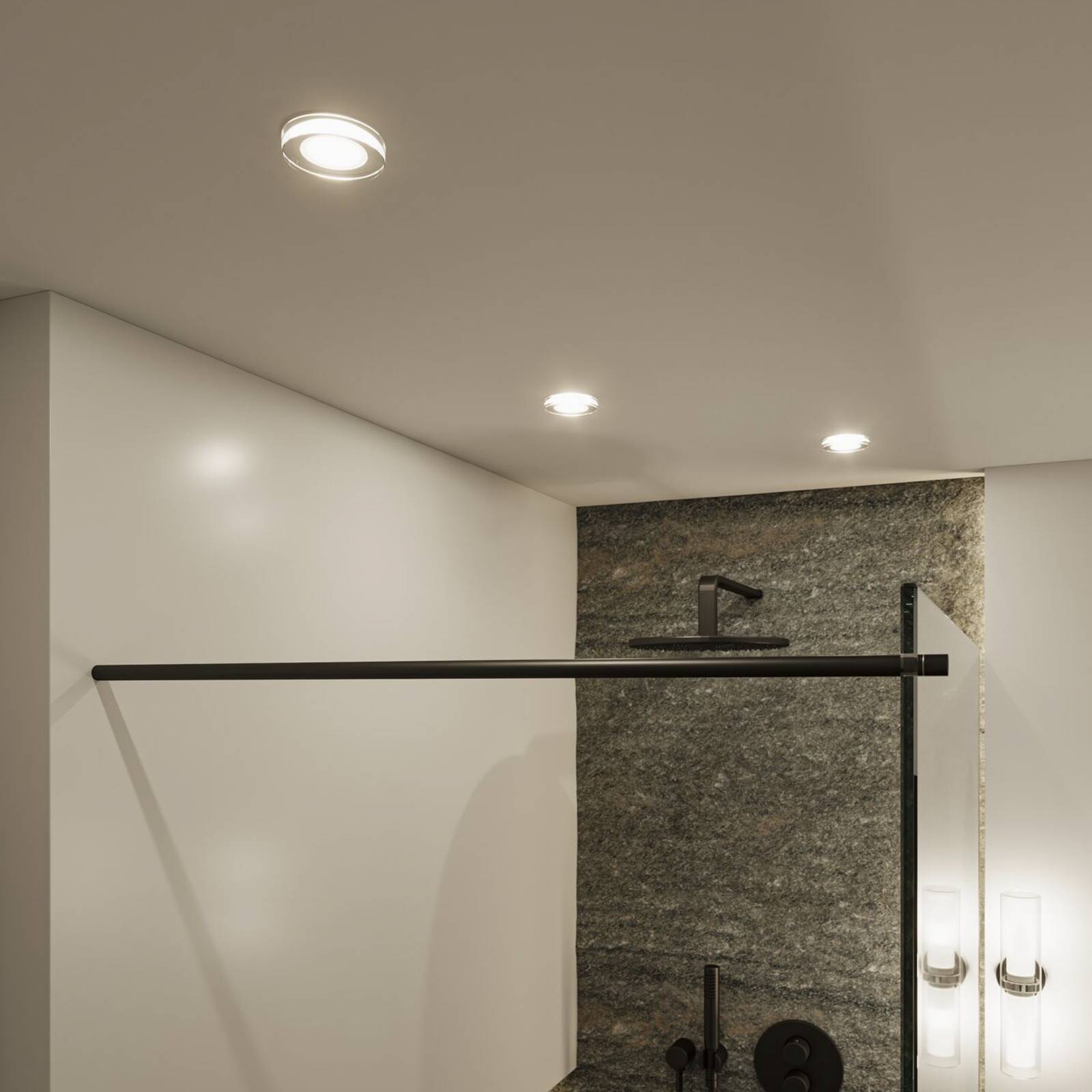 Paulmann Luena plafond inbouwlamp GU10 IP65 wit – Lampen24