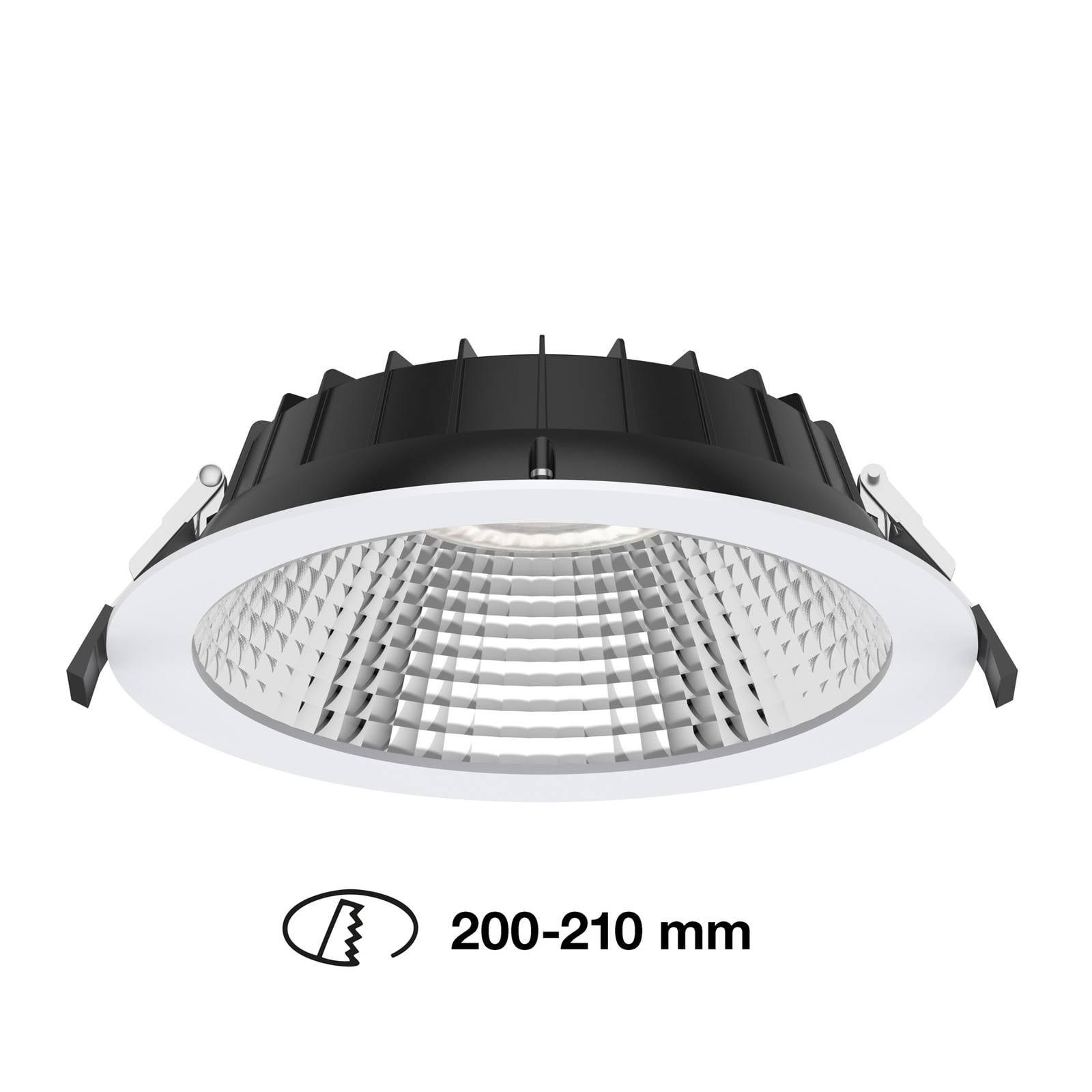 The Light Group SLC Shift LED inbouwspot Ø 22,8cm CCT, wit – Lampen24