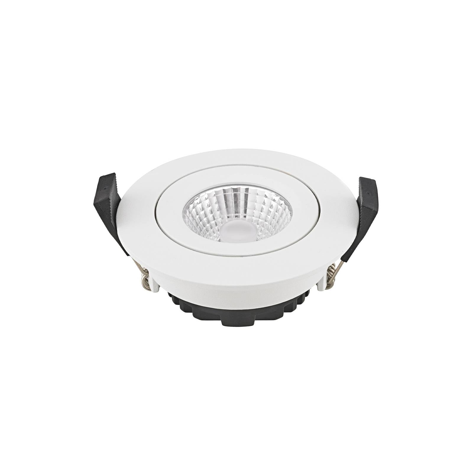Sigor LED plafondinbouwspot Diled, Ø 8,5 cm, 6 W, Dime LED, wit – Lampen24