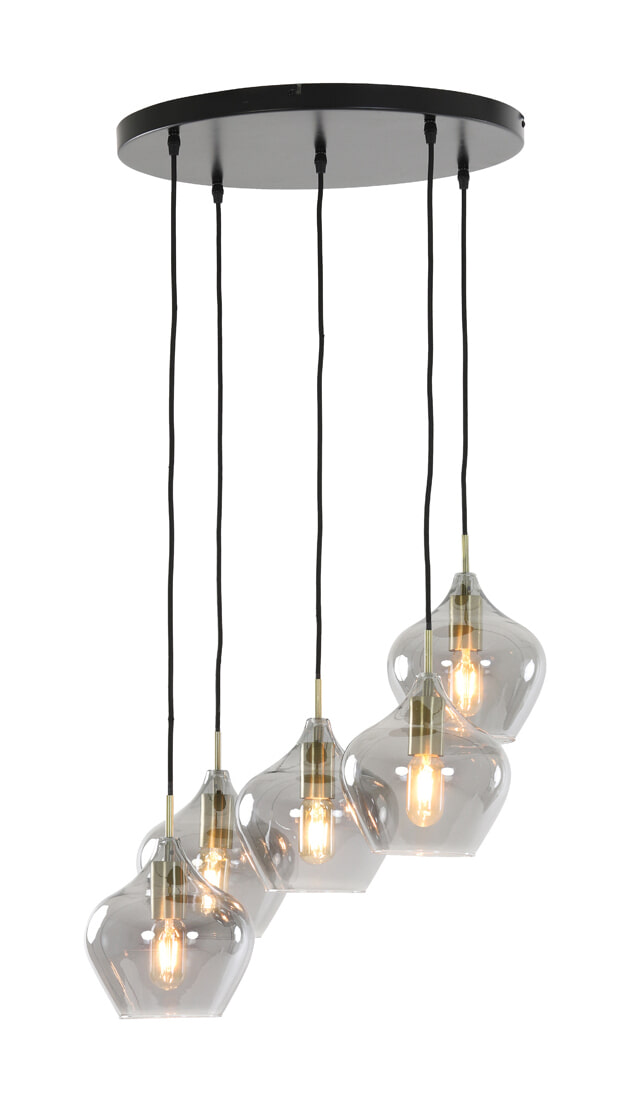 Light & Living Hanglamp Rakel 5-Lamps
