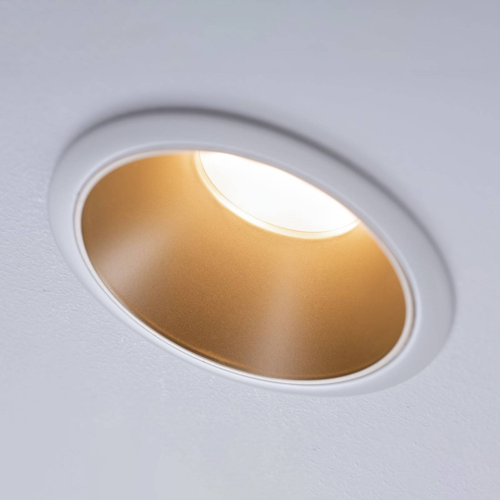 Paulmann Cole LED Spotlight, goud-wit – Lampen24