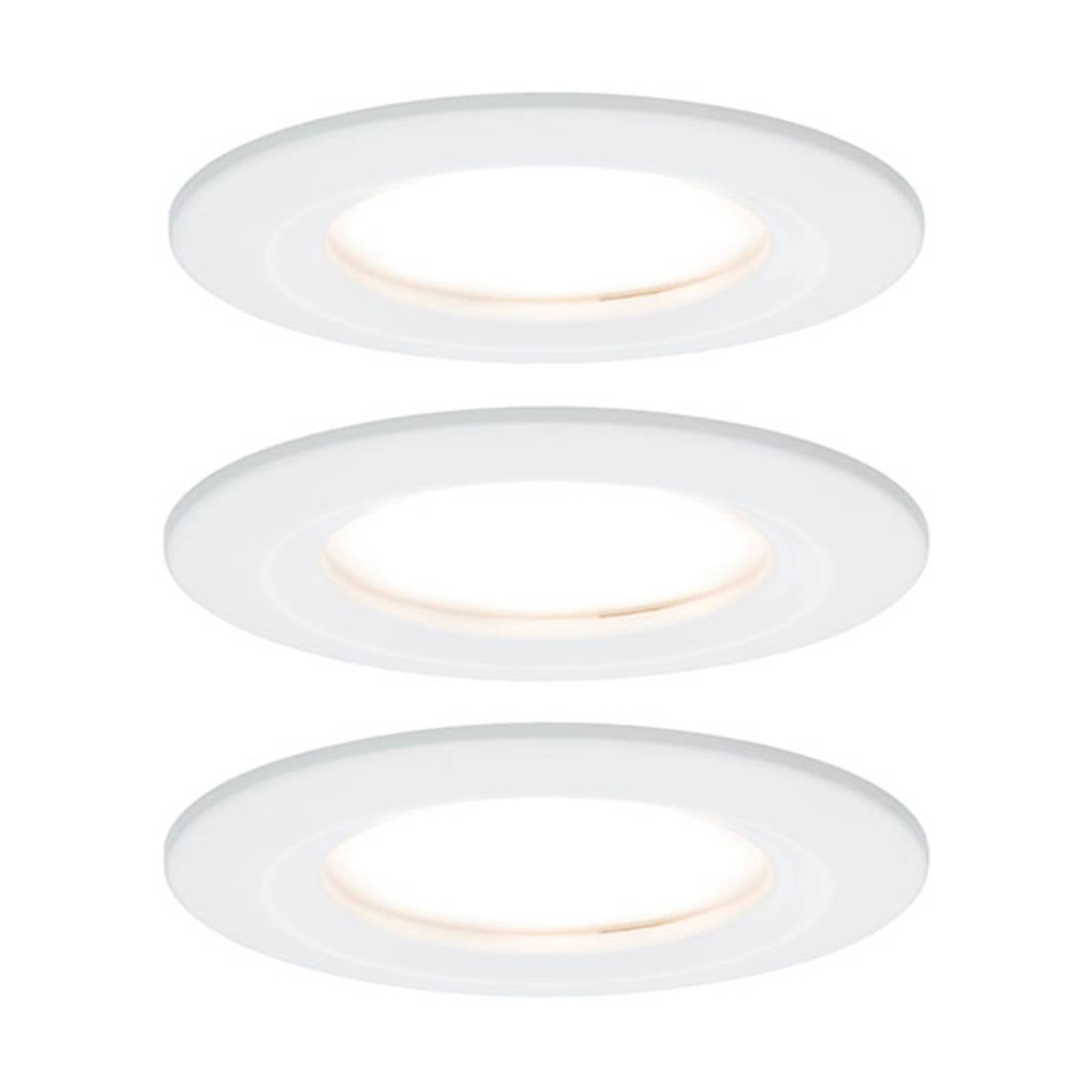 Paulmann Nova LED inbouwlamp per 3, star, wit – Lampen24