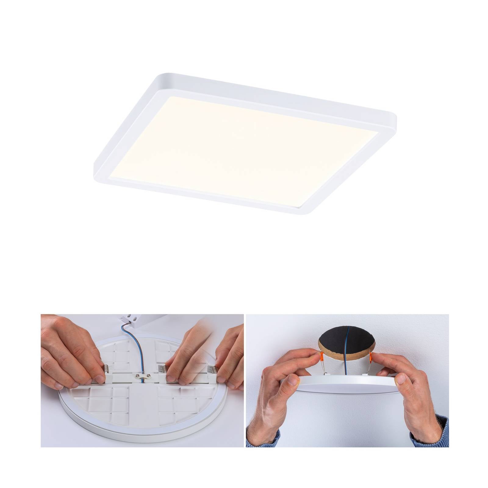 Paulmann paneel Aero 830 hoekig wit 17,5cm – Lampen24