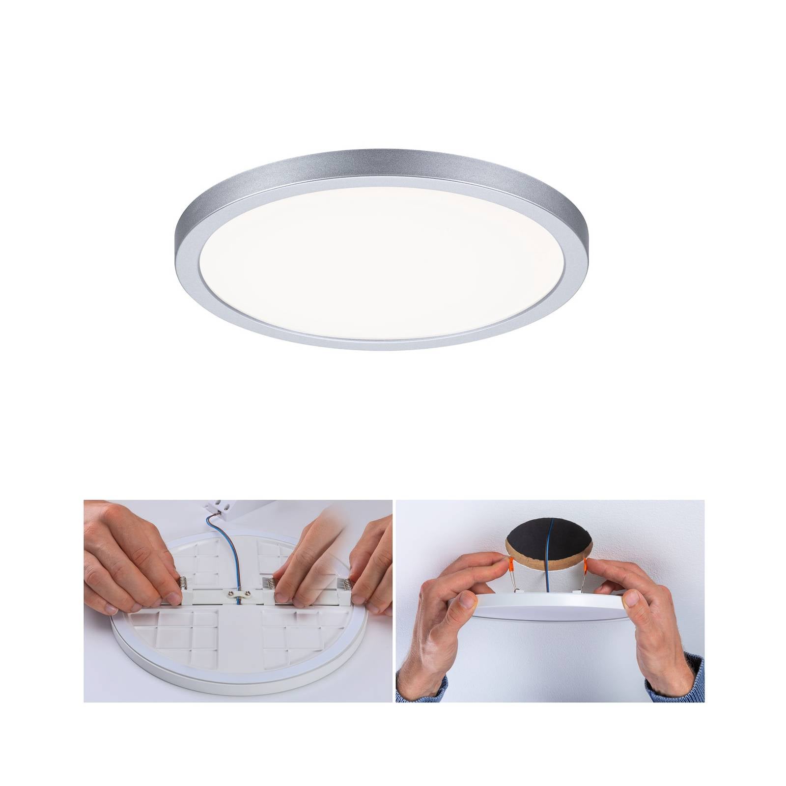 Paulmann LED paneel Areo 4.000K rond chroom 17,5cm – Lampen24