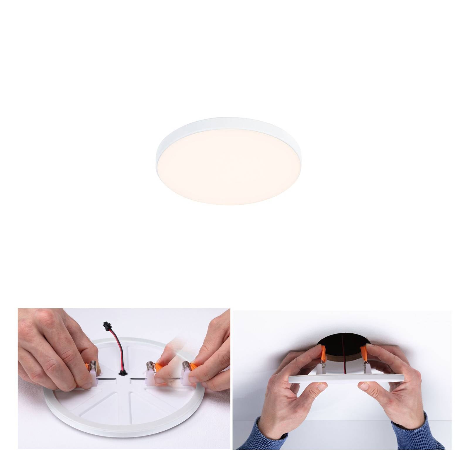 Paulmann Veluna Edge LED inbouw IP44 3.000K Ø 9cm – Lampen24