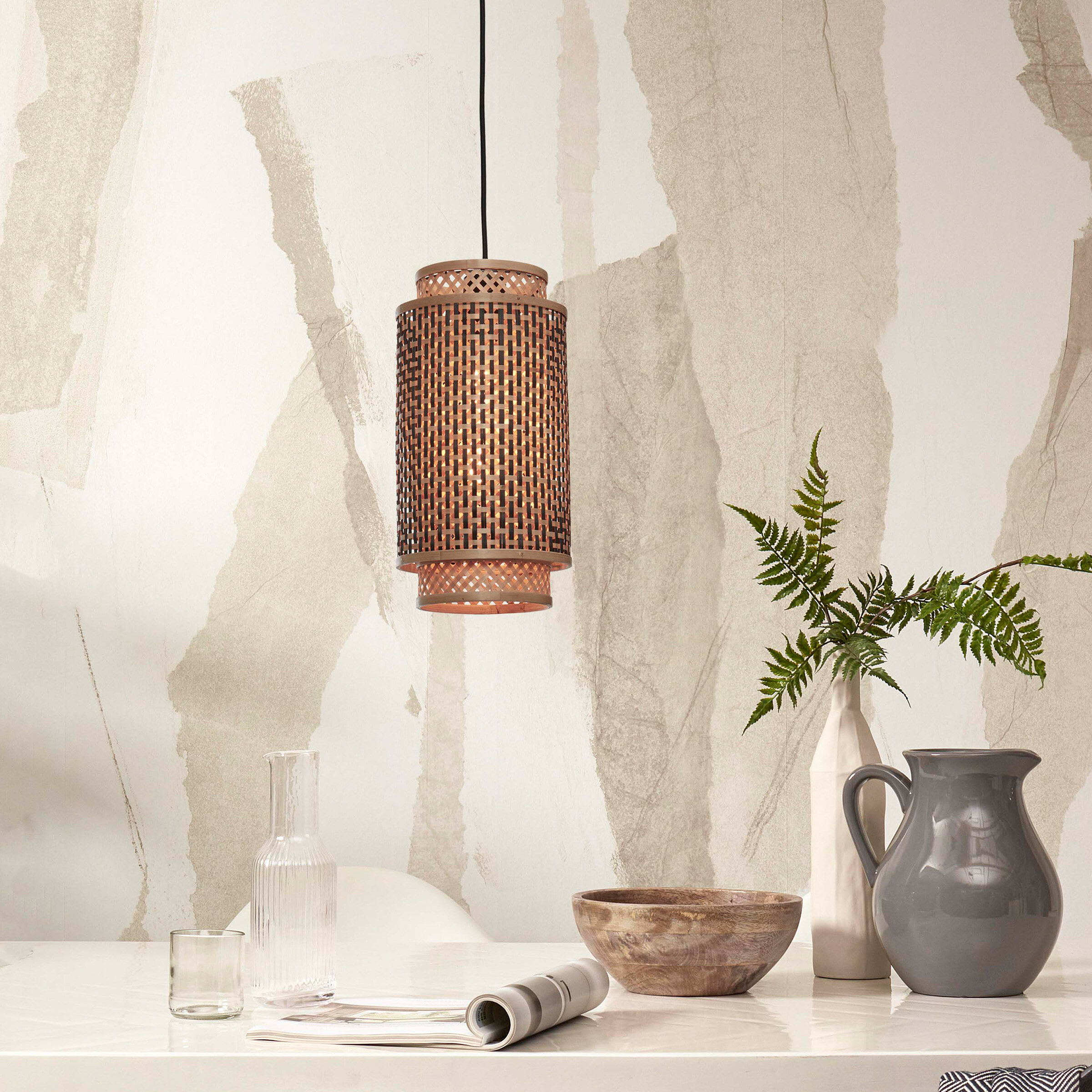 GOOD&MOJO Hanglamp Bhutan Bamboe