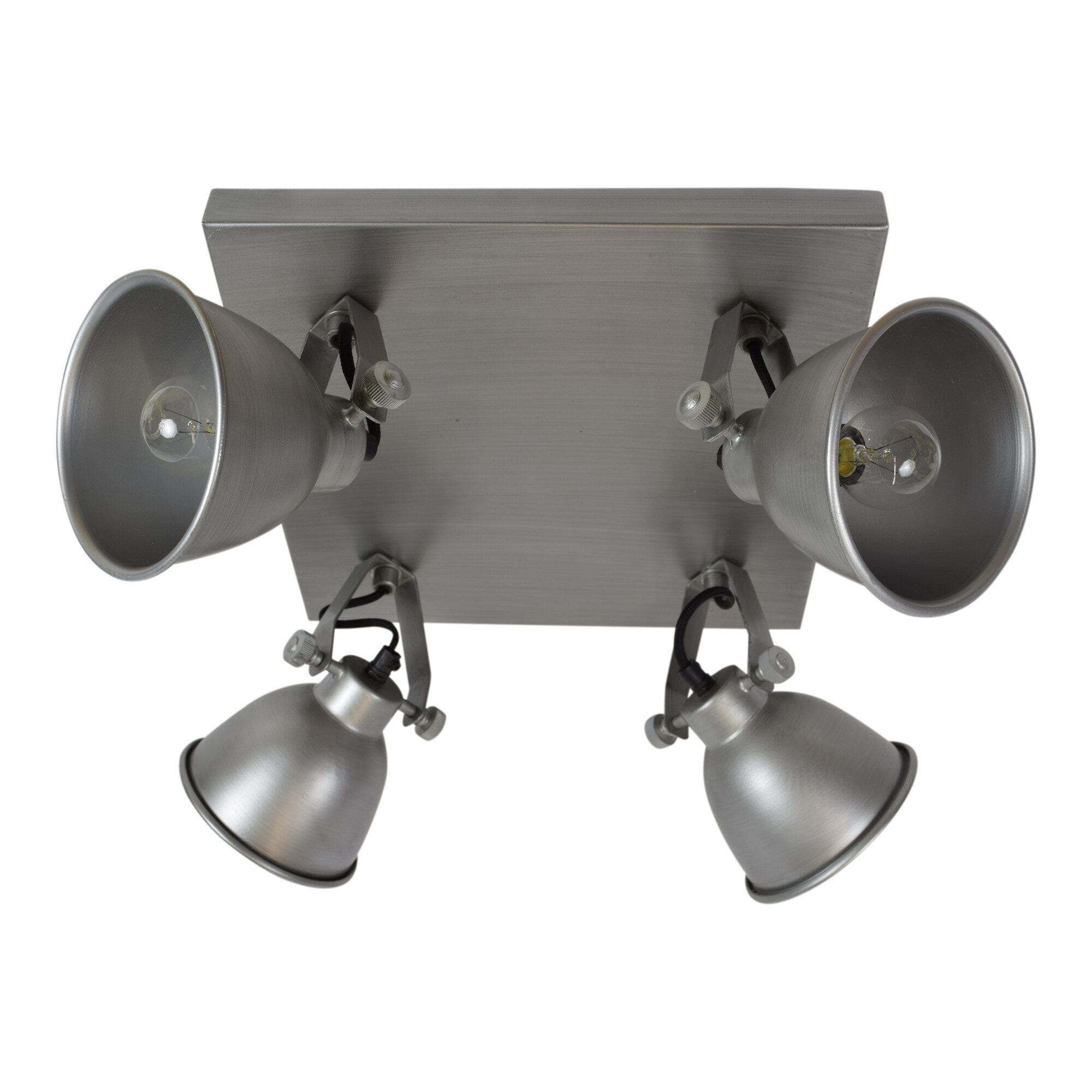 Urban Interiors Stoere spot Industrial 4-lichts - Antique Zink