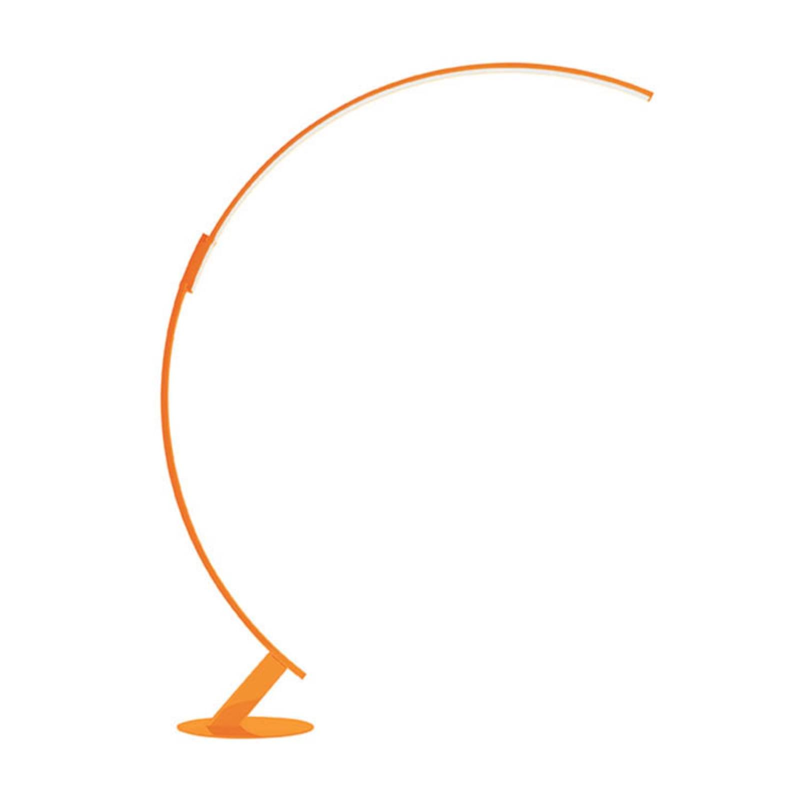kdln LED vloerlamp Kyudo, oranje, hoogte 212 cm – Lampen24