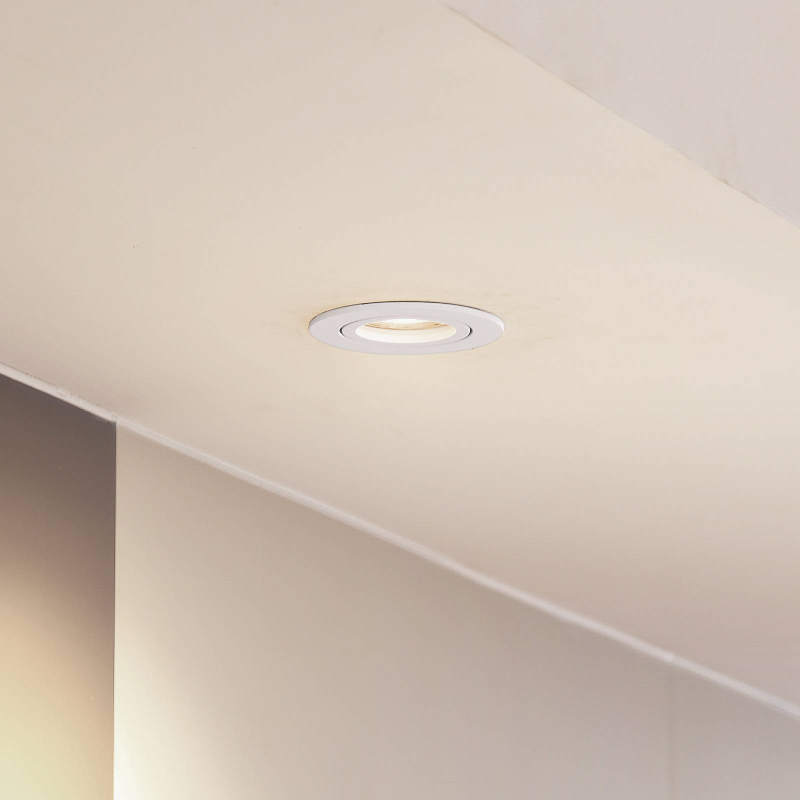 Arcchio downlight Zyron, wit, Ø 8,2 cm – Lampen24
