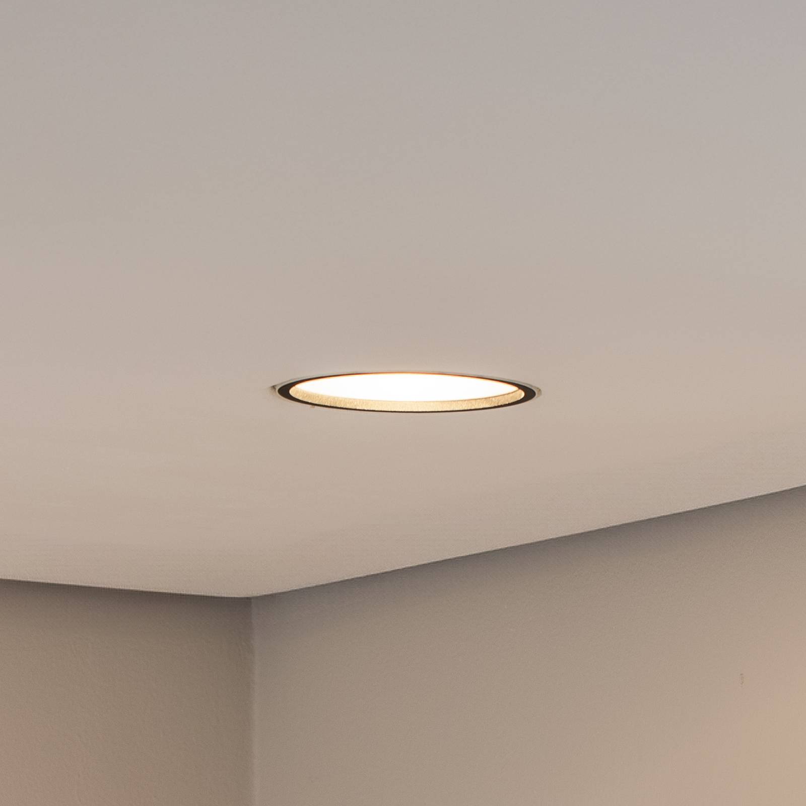 Bega LED plafondinbouwspot Studio Line, aluminium gegoten, zwart – Lampen24