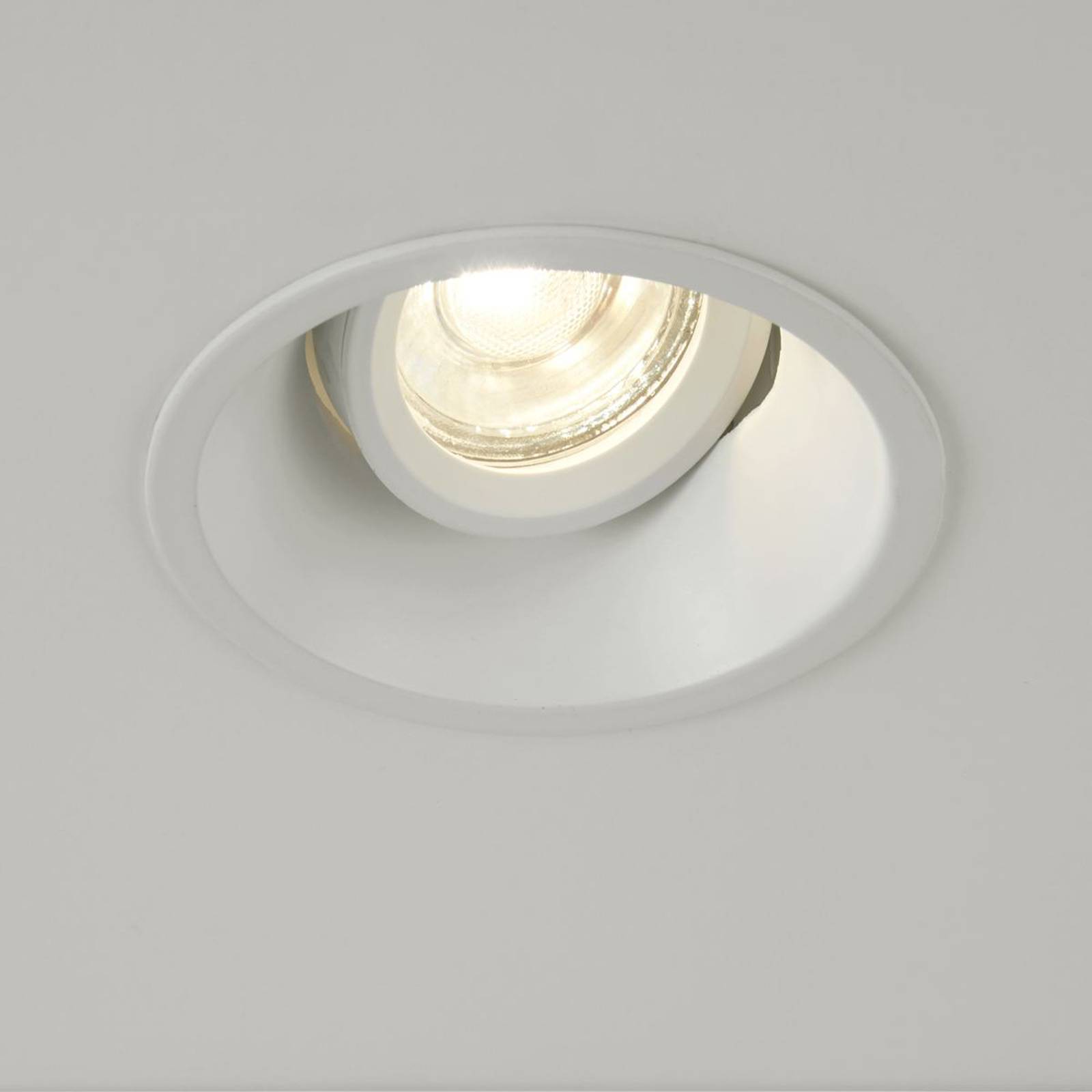 Searchlight Inbouwlamp Slim Trim, wit, Ø 9,4 cm, IP20, aluminium, GU10 – Lampen24