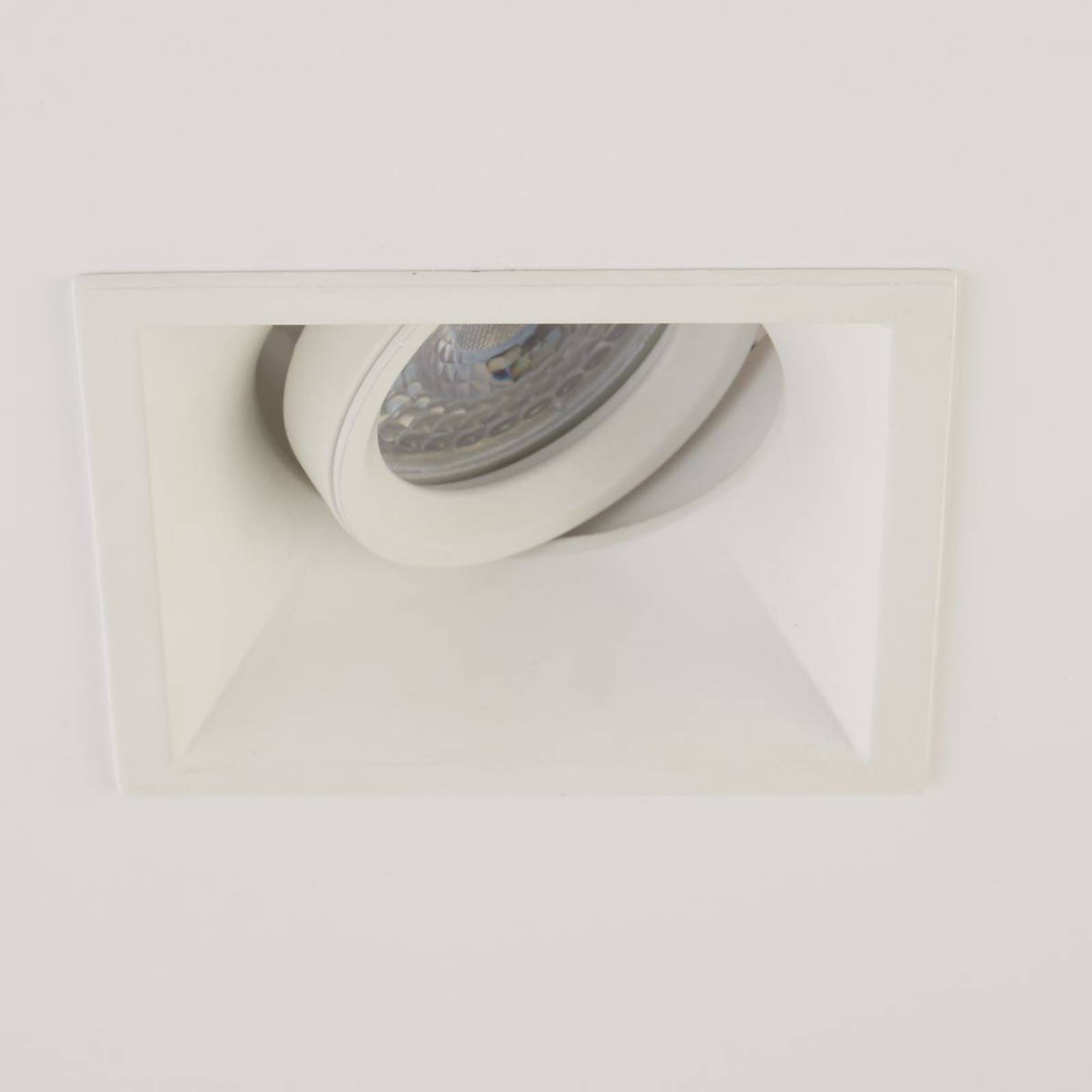 Searchlight Inbouwlamp Slim Trim Square, wit, 9 x 9 cm, aluminium, GU10 – Lampen24
