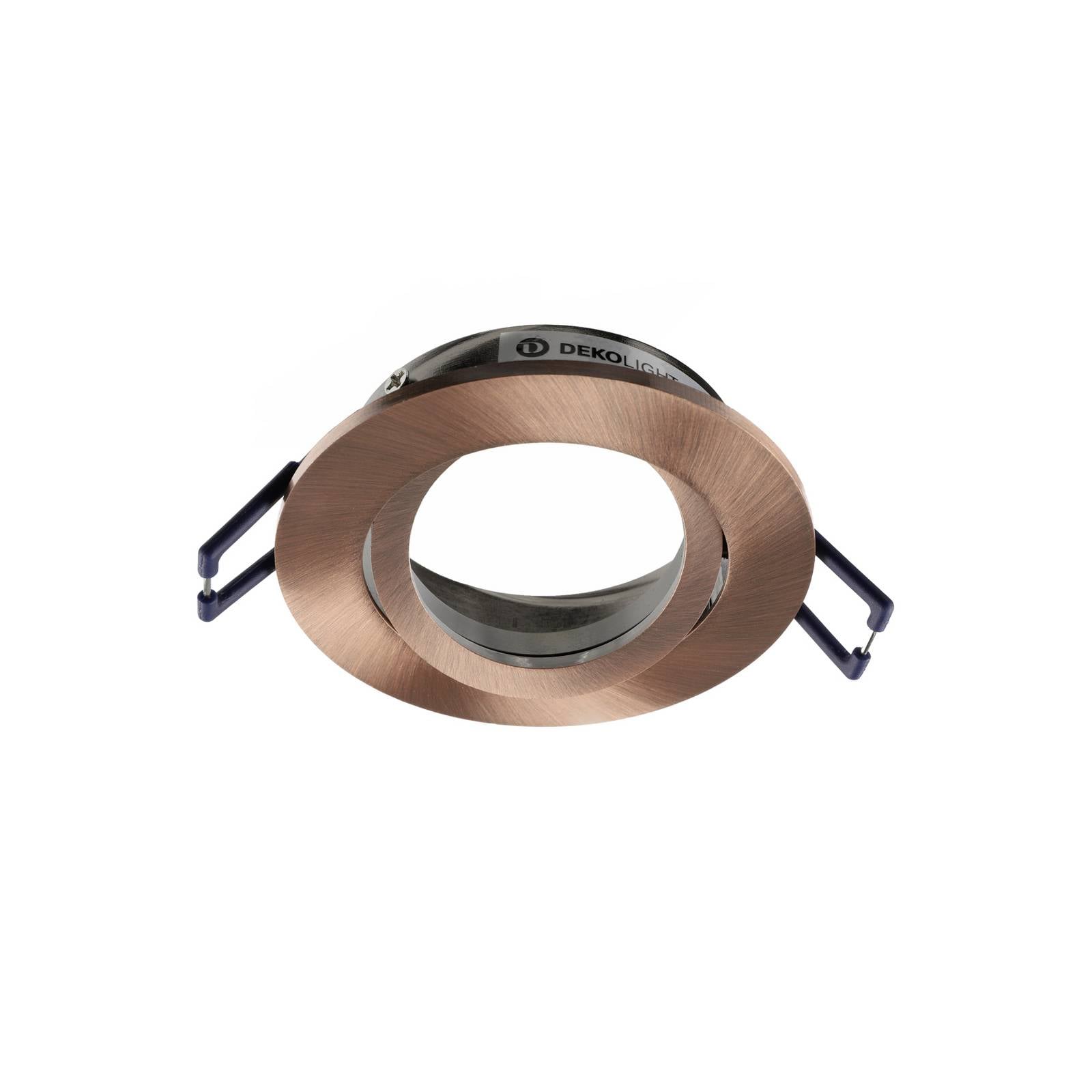Deko-Light Samsola plafond inbouwlamp, koperkleurig, Ø 8 cm, metaal – Lampen24