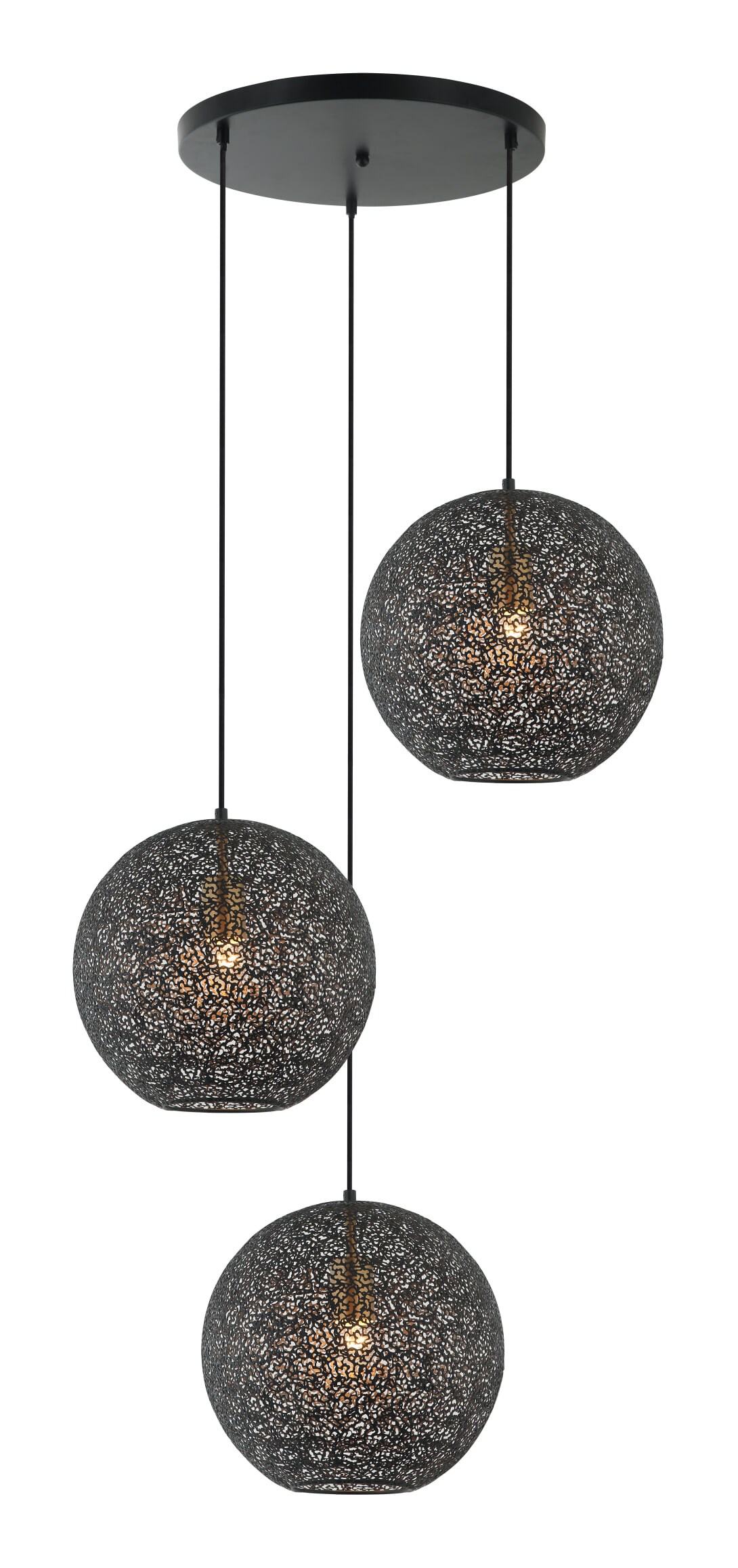 BASE Hanglamp Kasee 3-lamps
