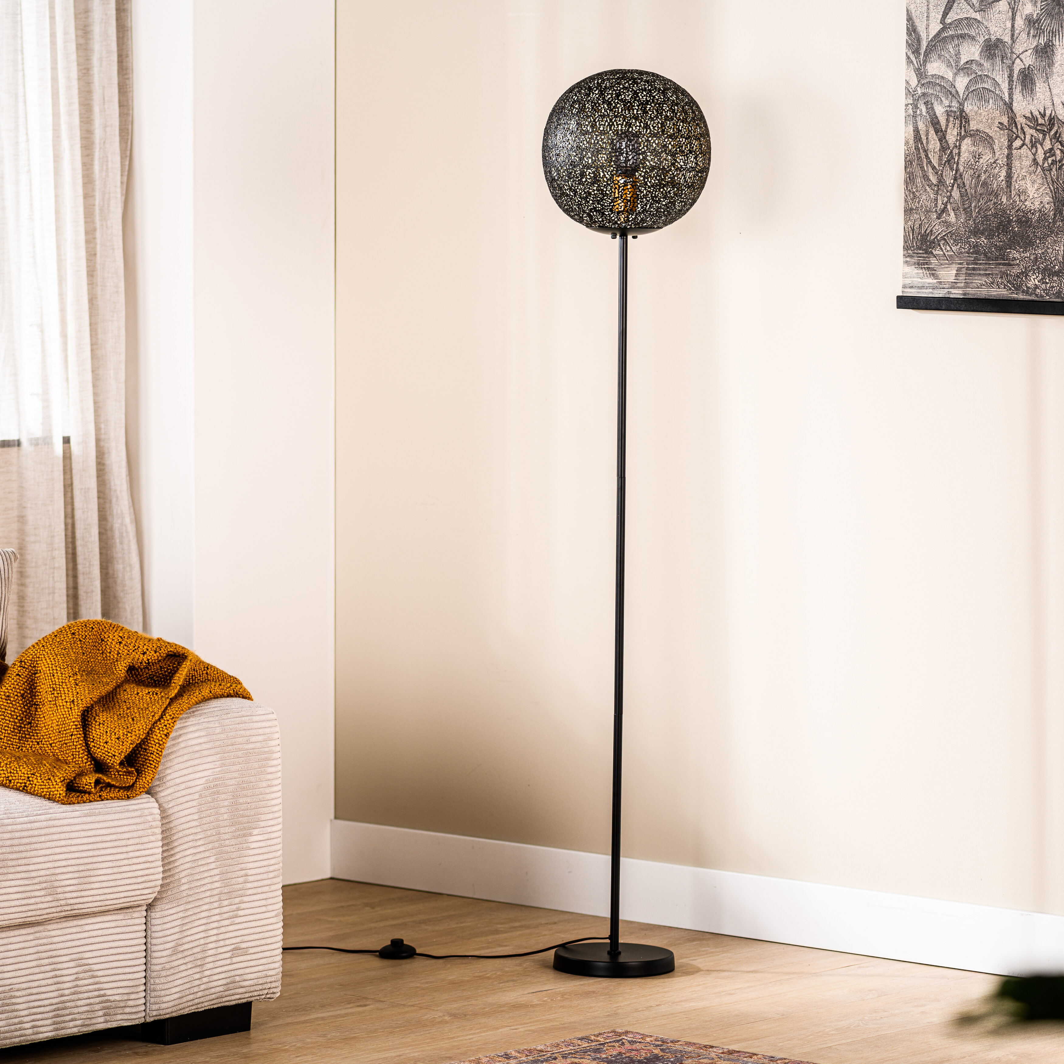 BASE Vloerlamp Kasee Metaal
