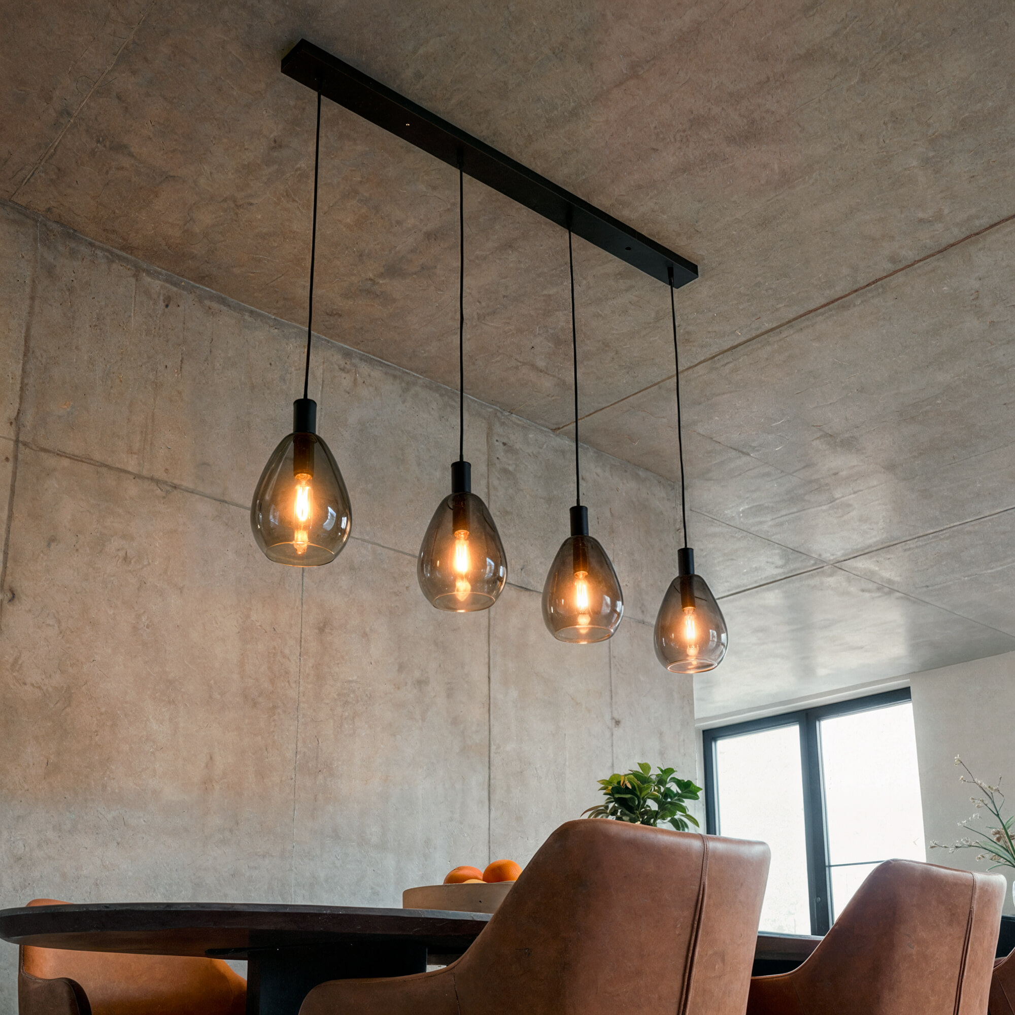 BASE Hanglamp Sharee 4-lamps