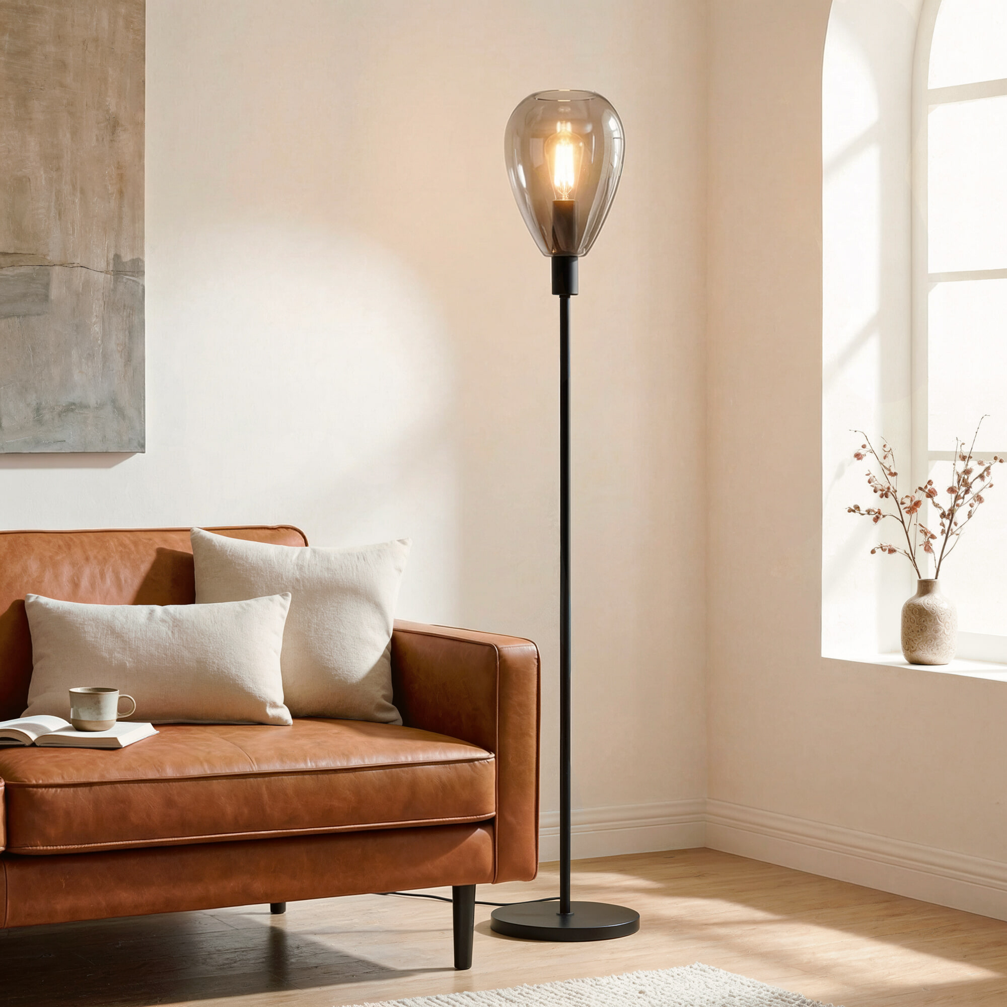 BASE Vloerlamp Aislynn 1-lamps