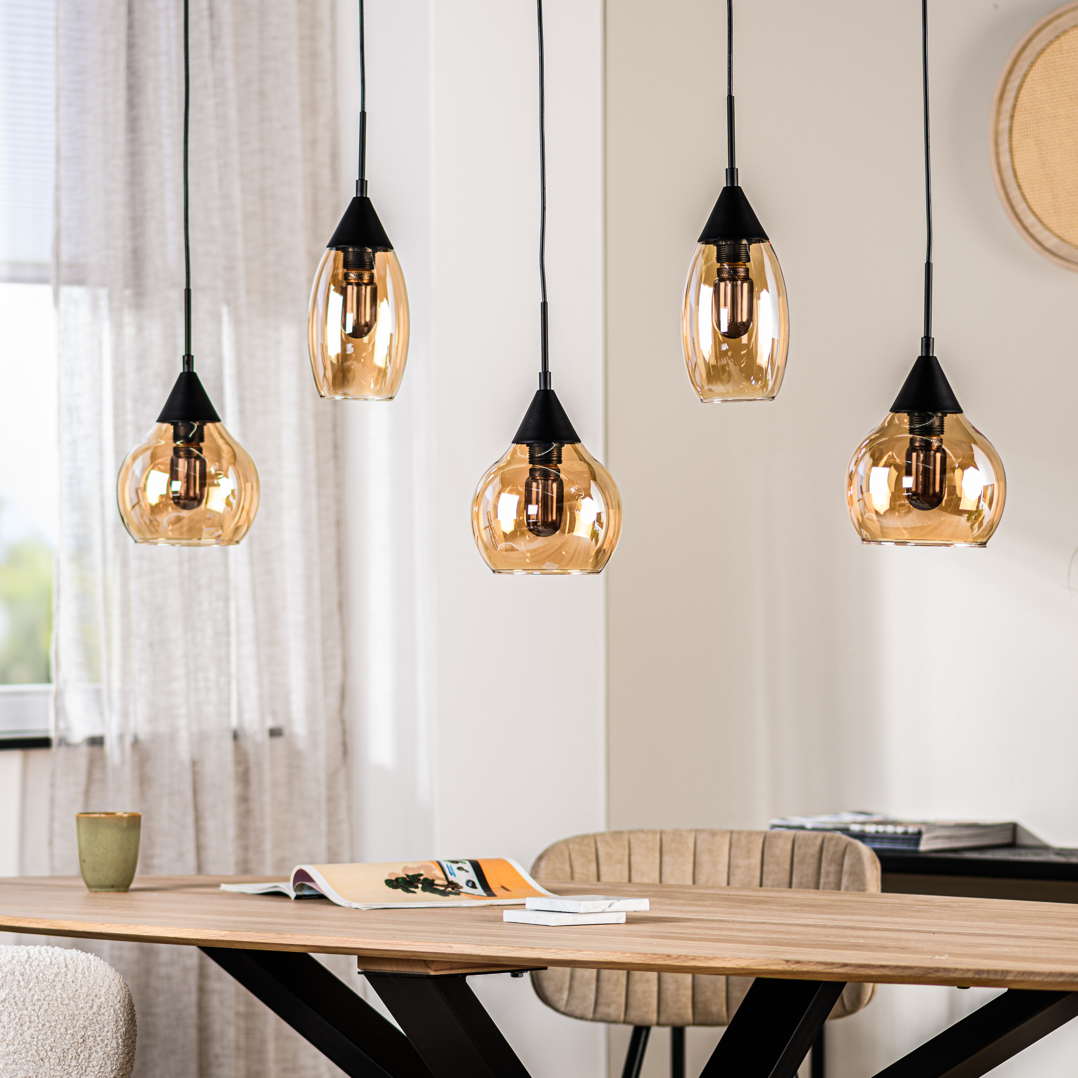 BASE Hanglamp Esperanza 5-lamps