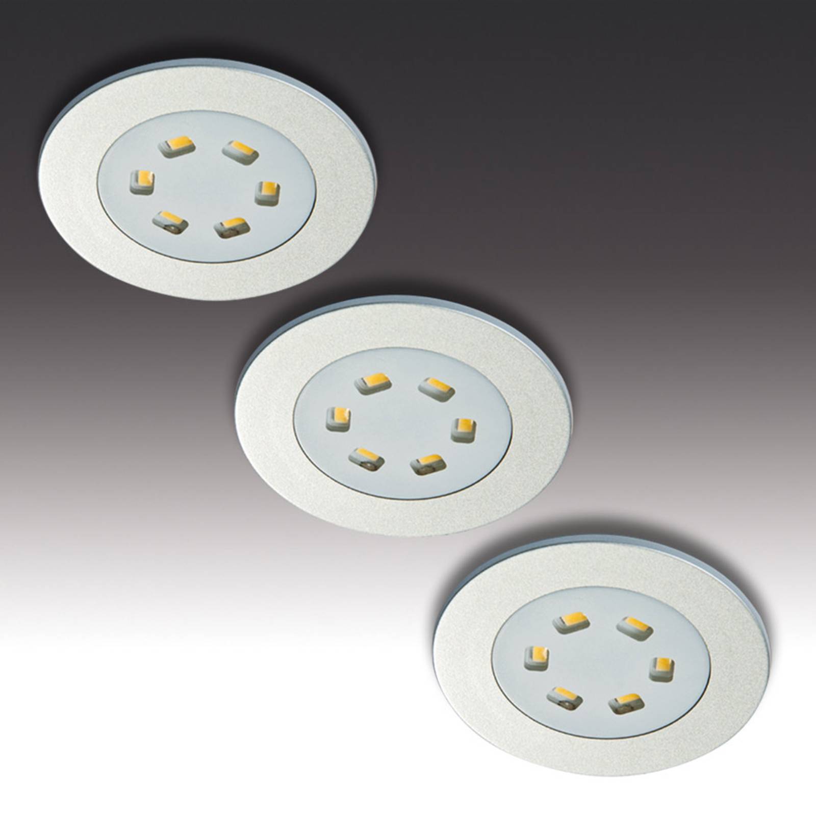 Hera Set van 3 LED inbouwlamp R 55 – Lampen24