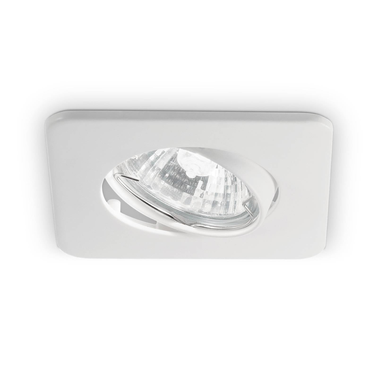 IDEAL LUX Plafond inbouwspot Lounge, vierkant, wit – Lampen24