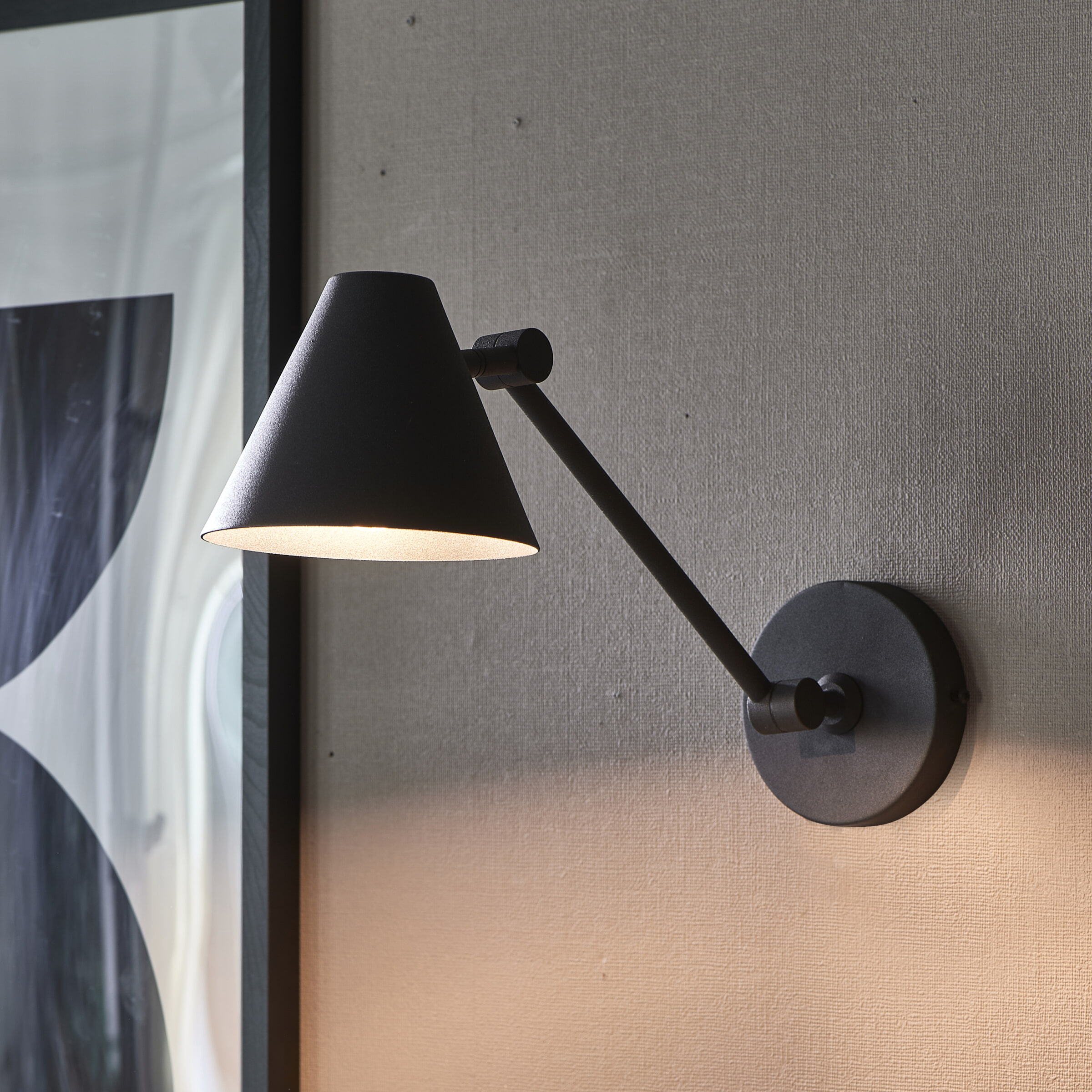 Rivièra Maison Wandlamp Metal - Zwart
