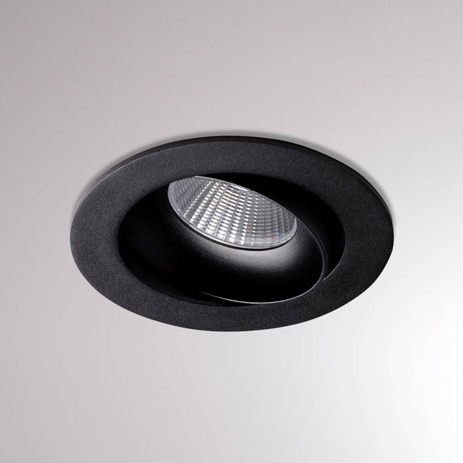 Molto Luce Kalio LED inbouwlamp rond 2700K 24° zwart – Lampen24