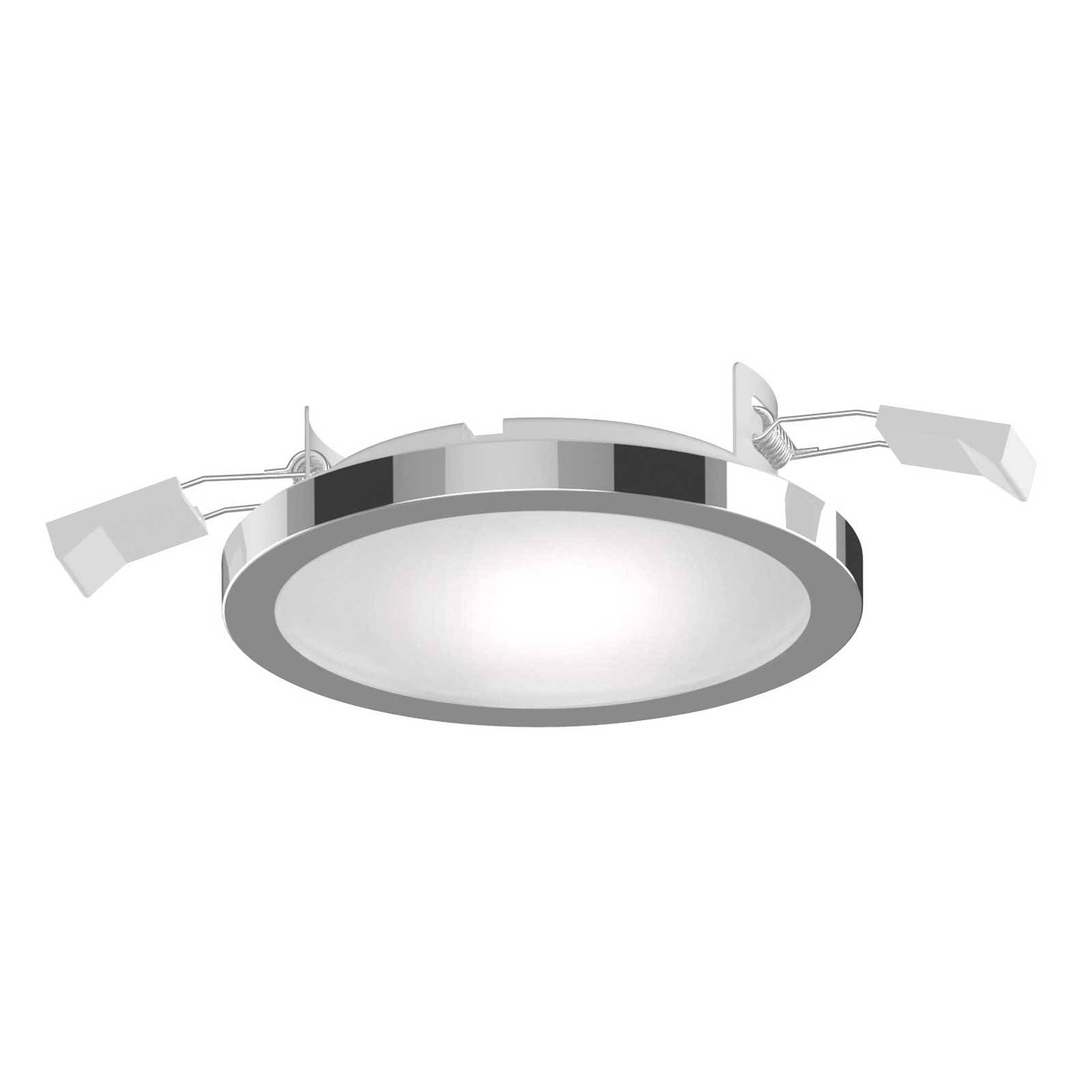 Lightme LED inbouwspot Aqua Pur Ø11,2cm chroom – Lampen24