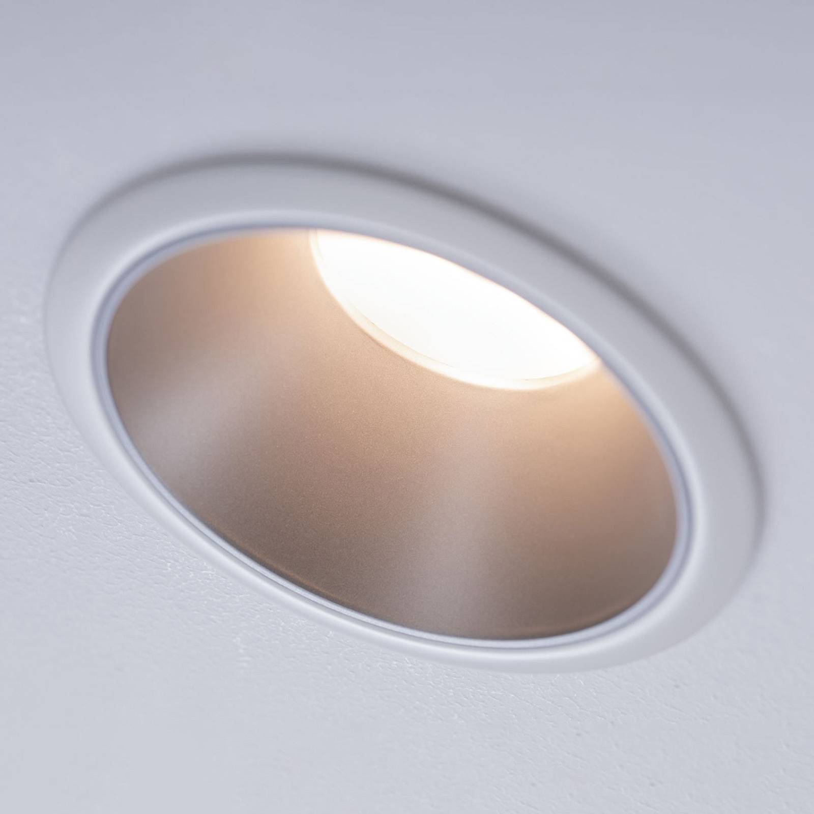 Paulmann Cole LED Spotlight, zilver-wit – Lampen24