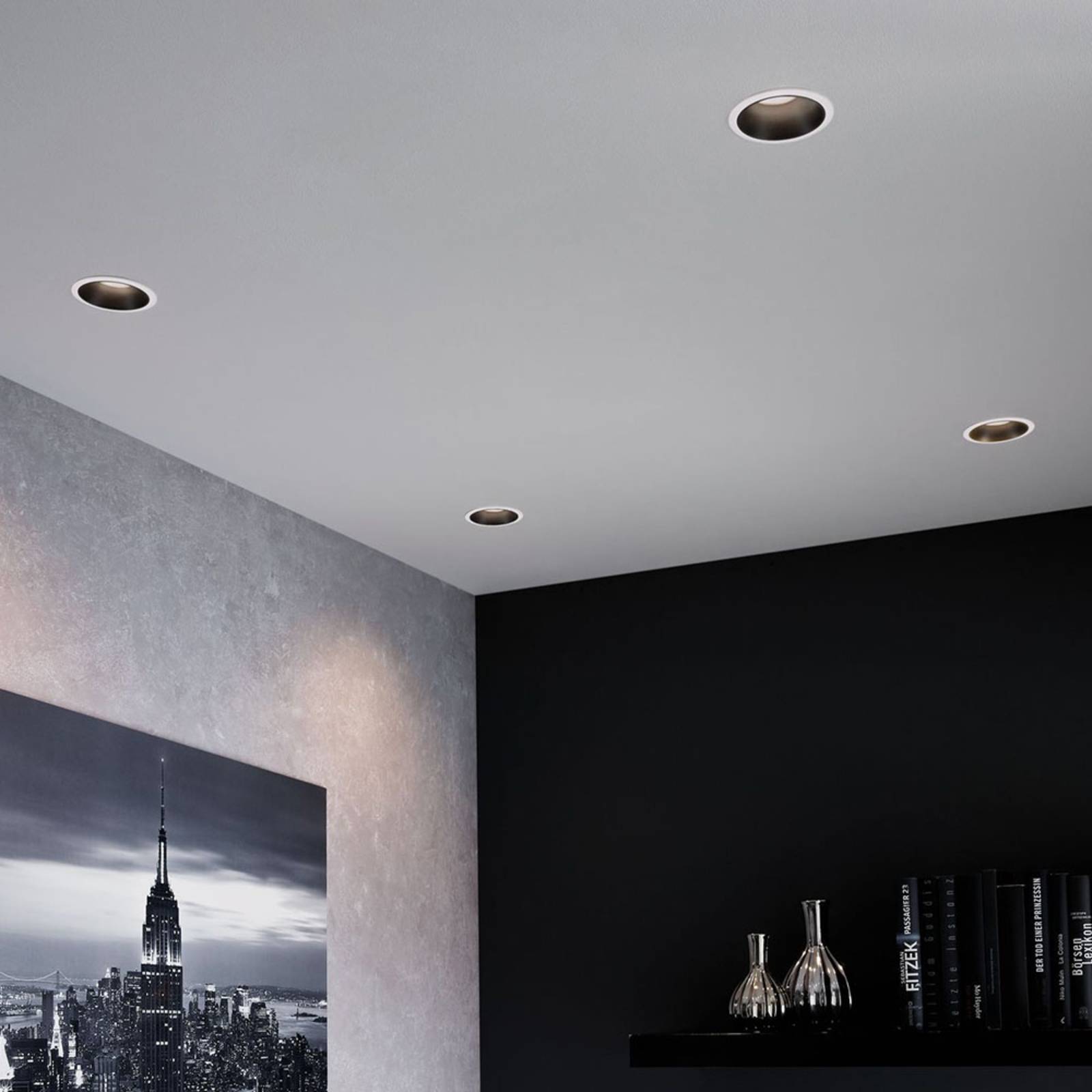 Paulmann Cole GU10, wit/zwart – Lampen24