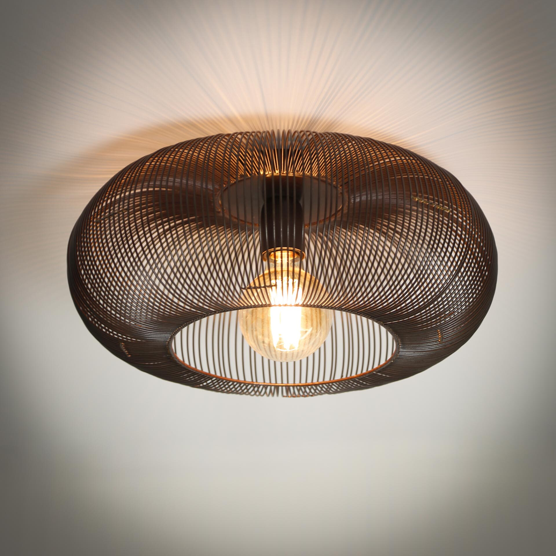 Plafondlamp Mallory Metaal