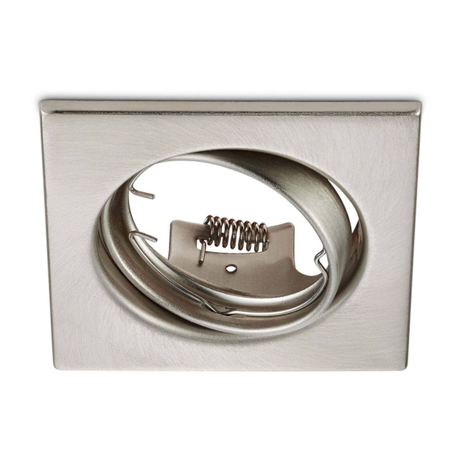 Trio Lighting Draaibare downlight Jura in mat nikkel – Lampen24
