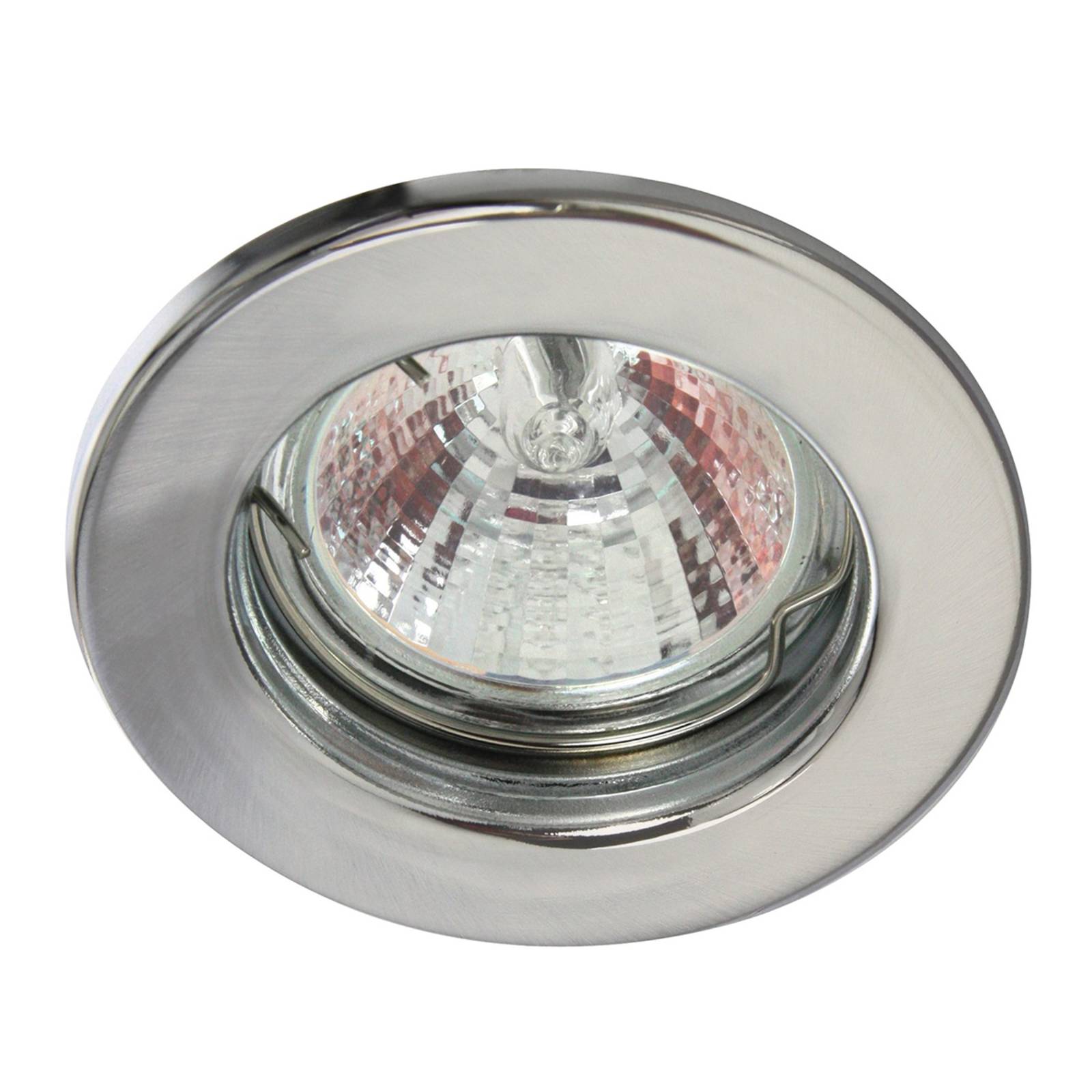 Heitronic Laagspannings-inbouwspot Tim, star, chroom-mat – Lampen24