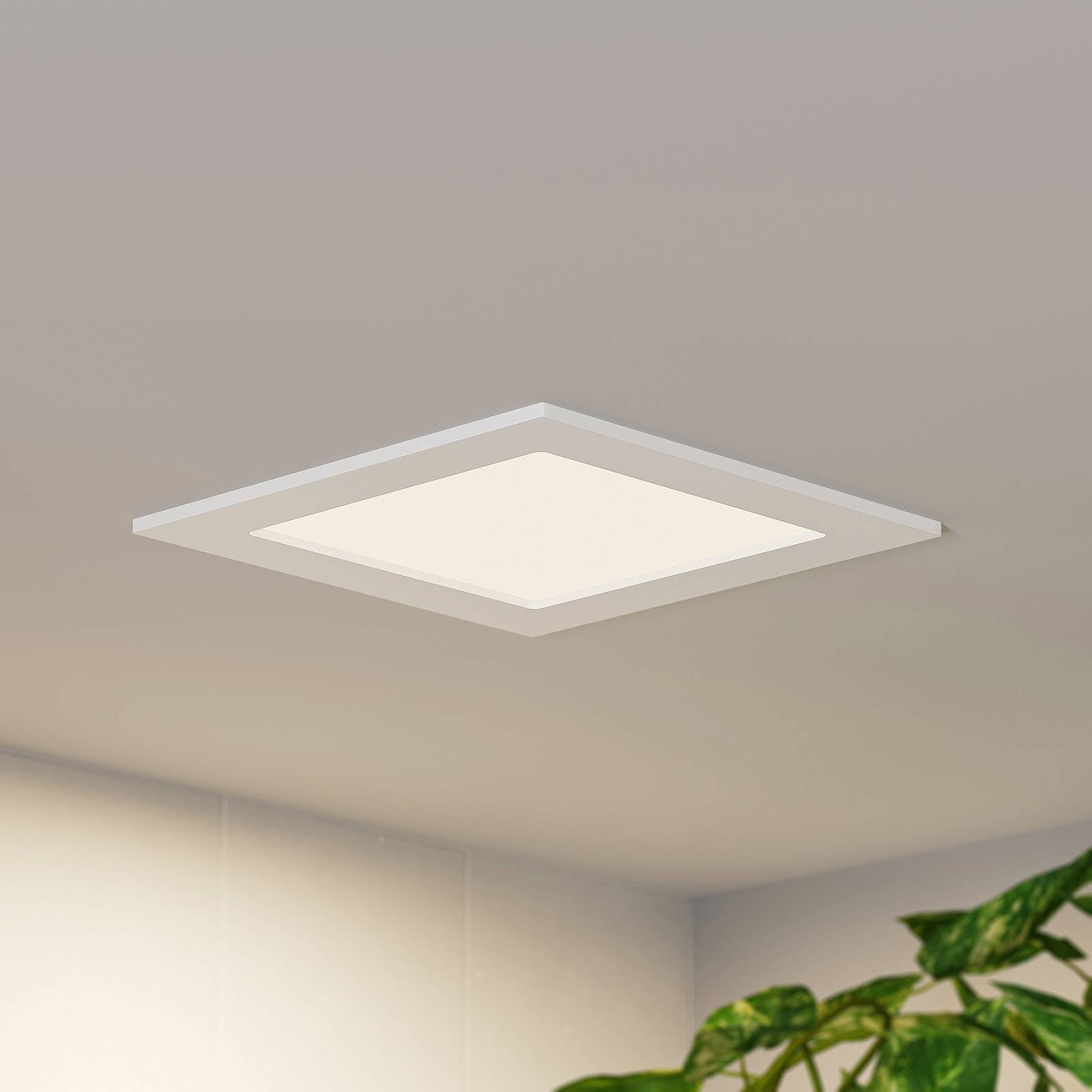Prios LED inbouwlamp Helina, wit, 16,5 cm, dimbaar – Lampen24