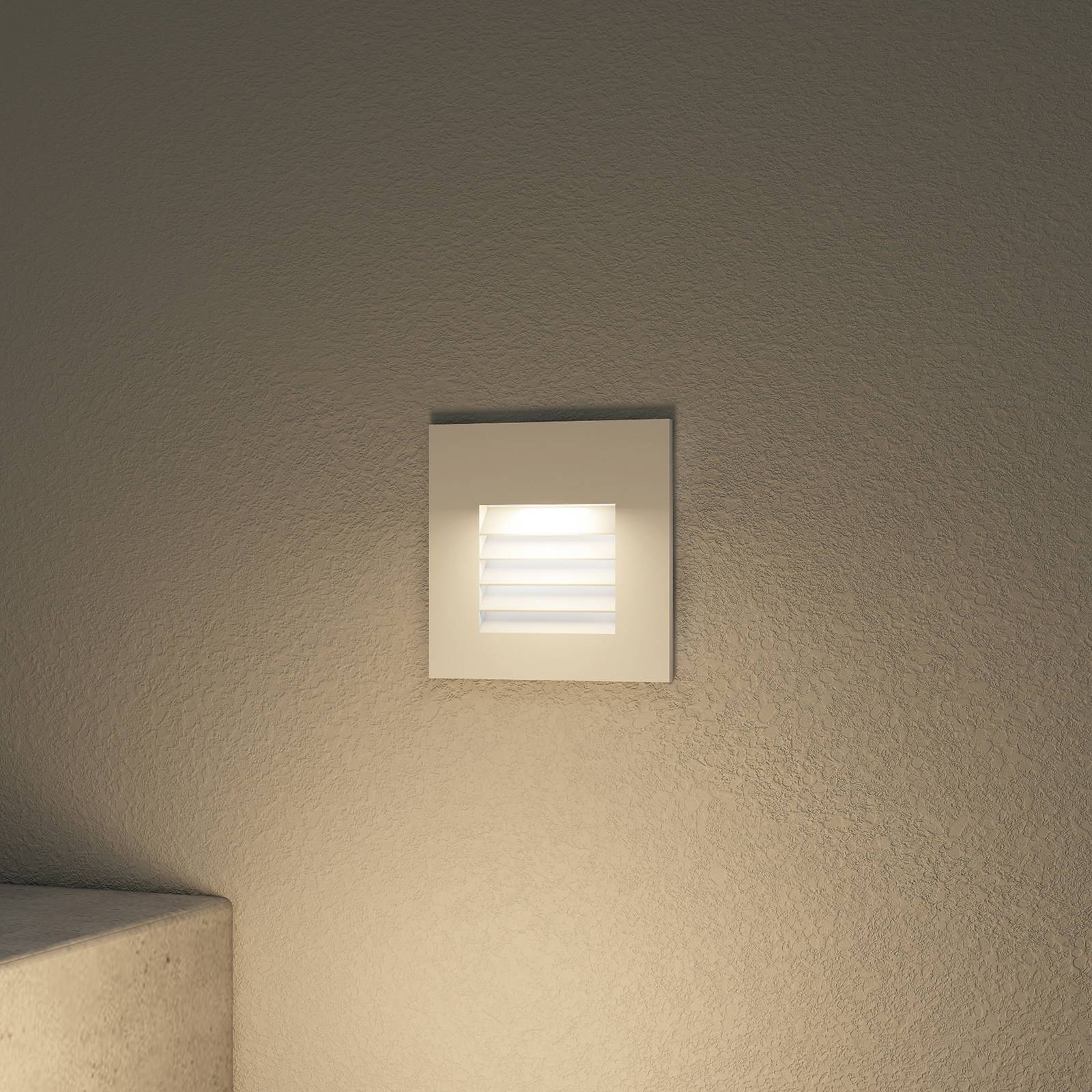Arcchio Makio wand inbouwlamp, wit, G9, IP65 – Lampen24